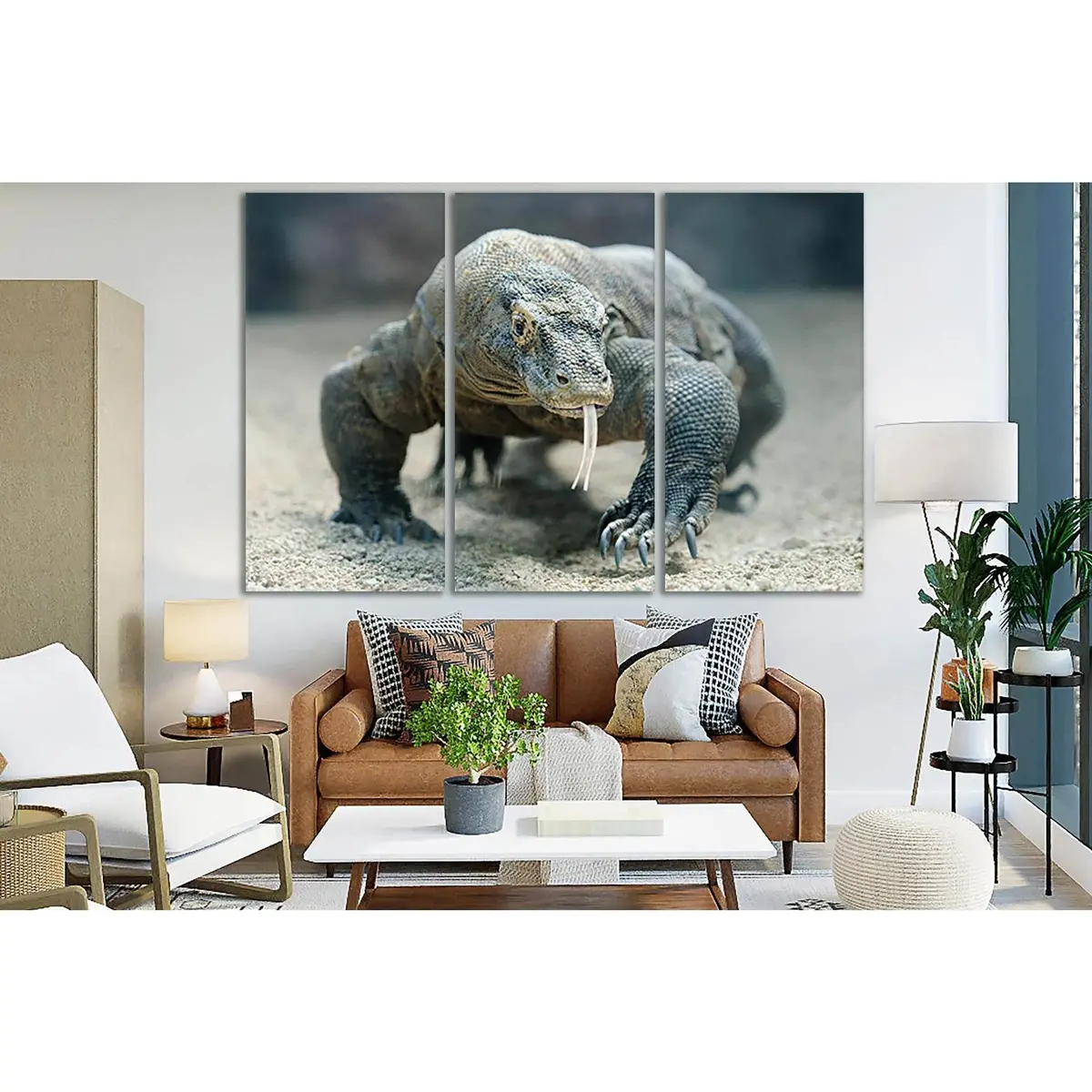 Komodo Dragon №Sl1006 Ready To Hang Canvas Print 5