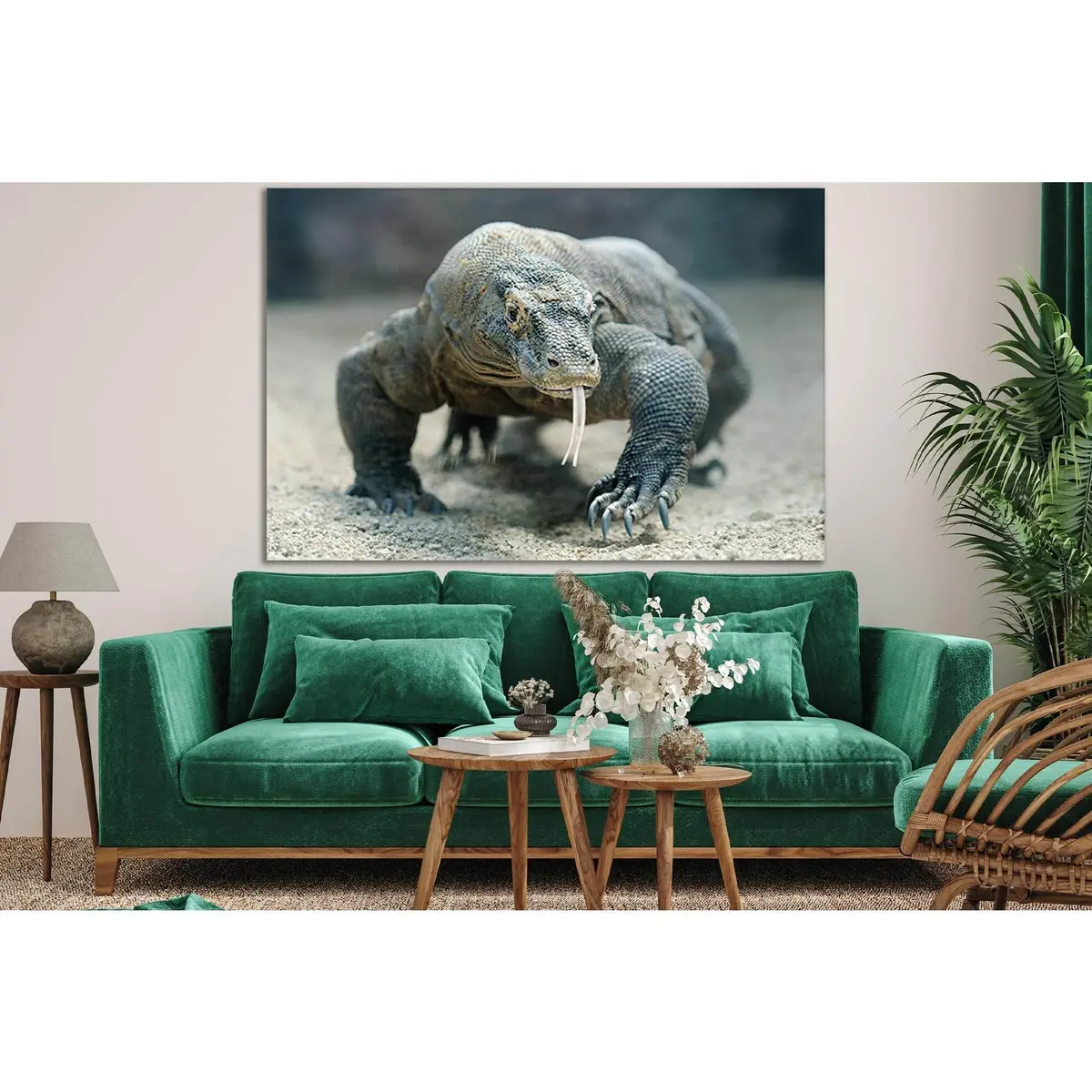 Komodo Dragon №Sl1006 Ready To Hang Canvas Print 2