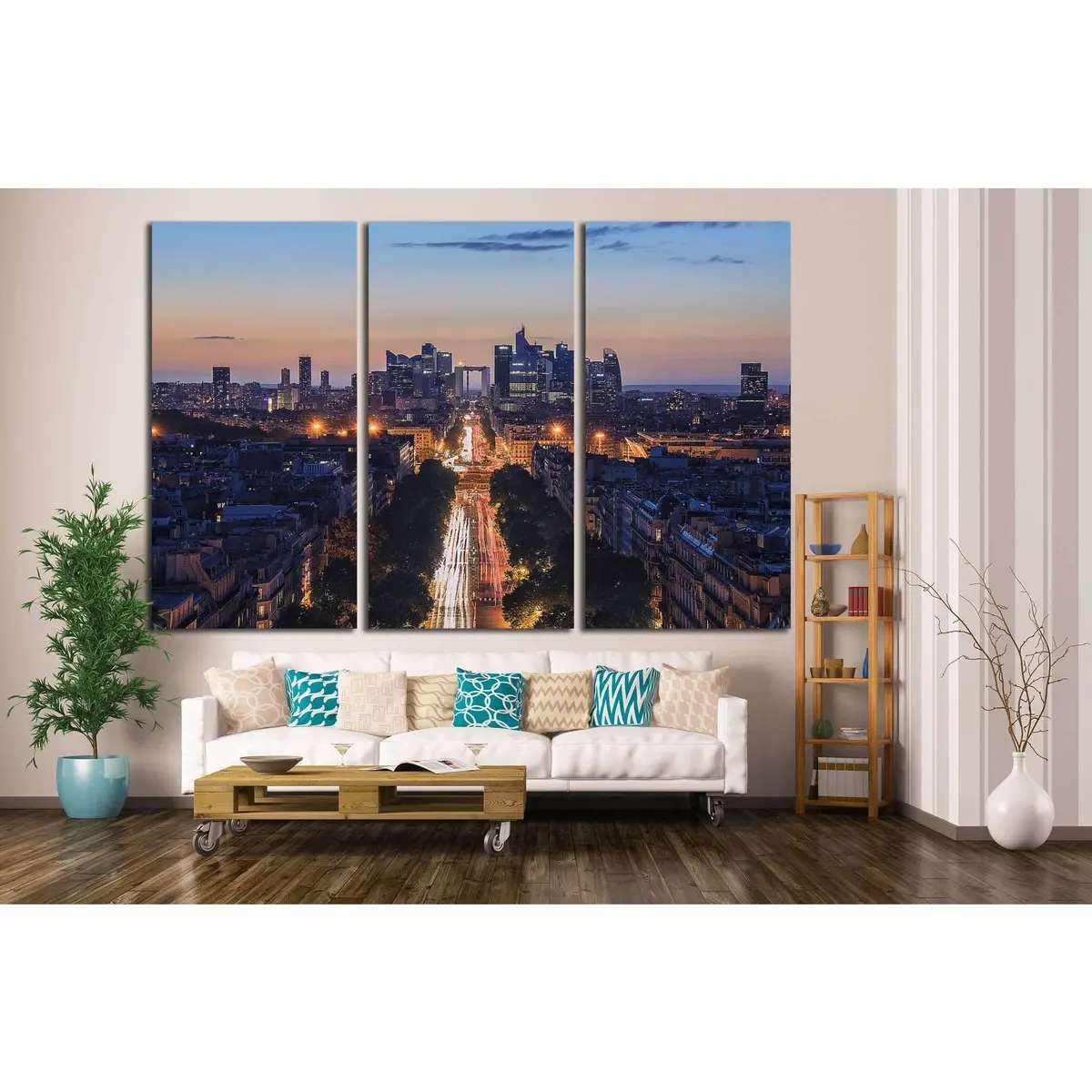 La Defense In Paris №821 Ready To Hang Canvas Print 5