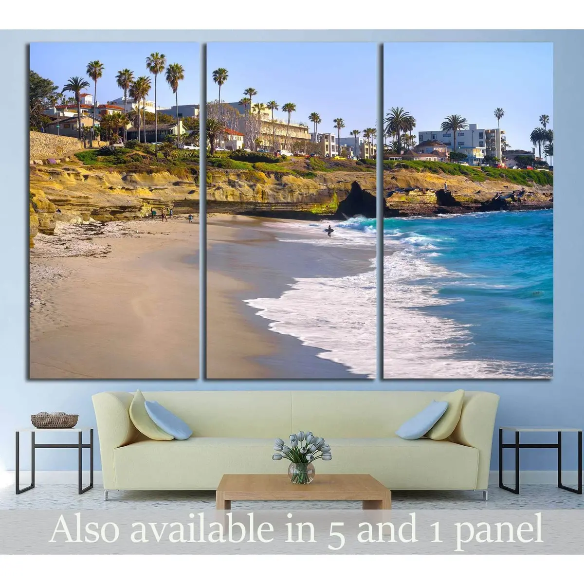 La Jolla San Diego, California №1012 Ready To Hang Canvas Print 5