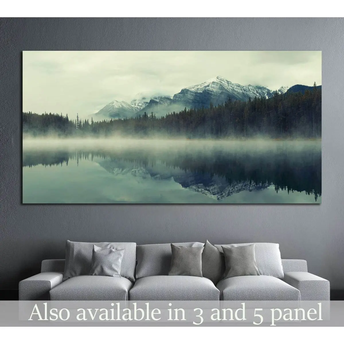 Lake Herbert, Banff National Park, Canada №877 Ready To Hang Canvas Print 1