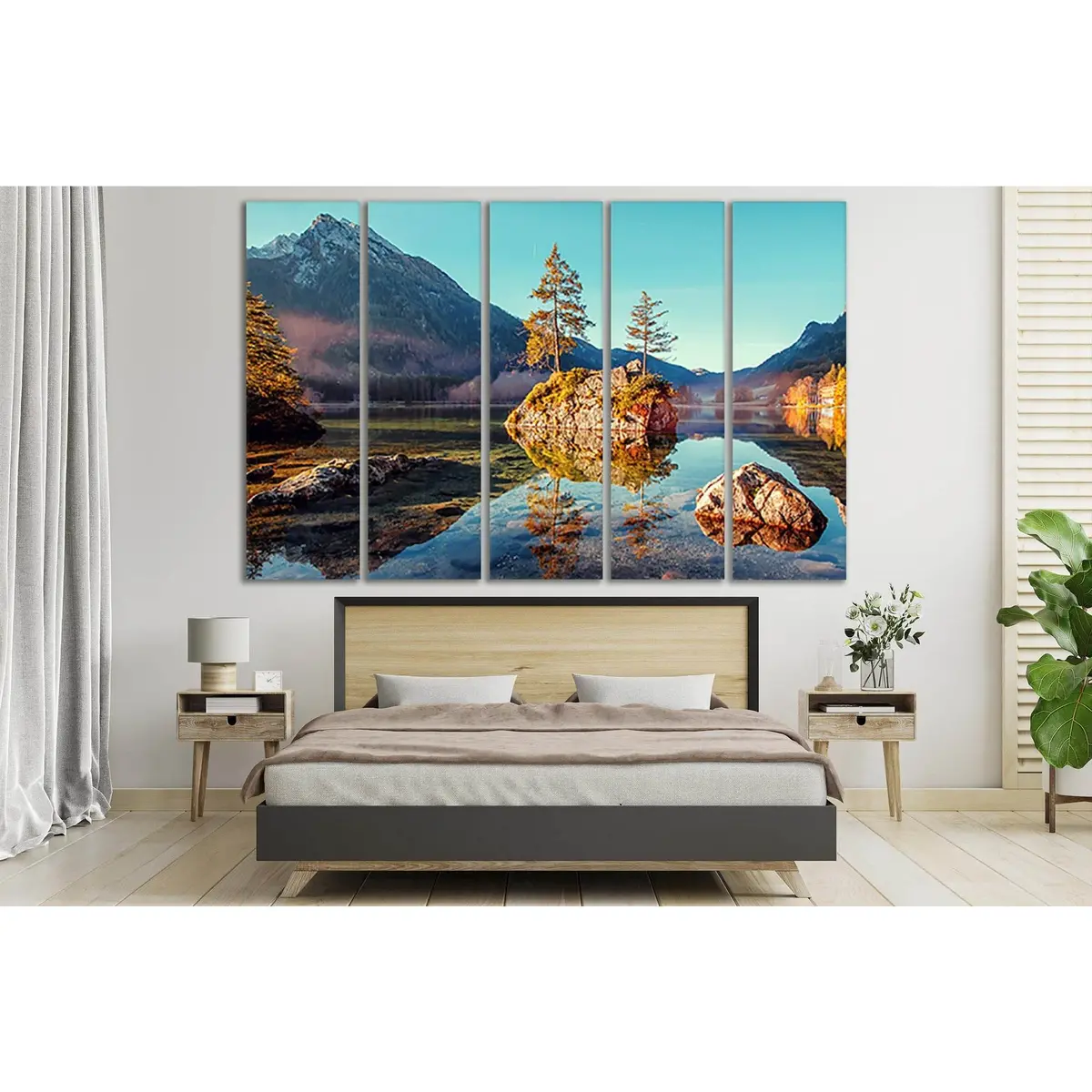 Hintersee Lake Sunrise Canvas Wall Art Print – Ready to Hang