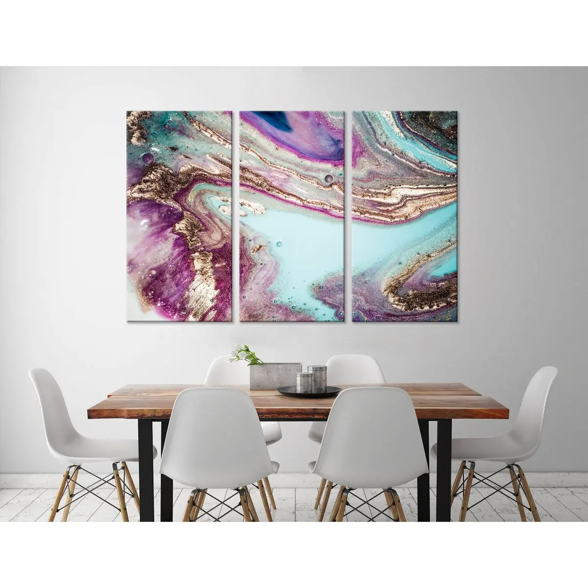 Lake In Taiga Abstract №04281 Ready To Hang Canvas Print 5