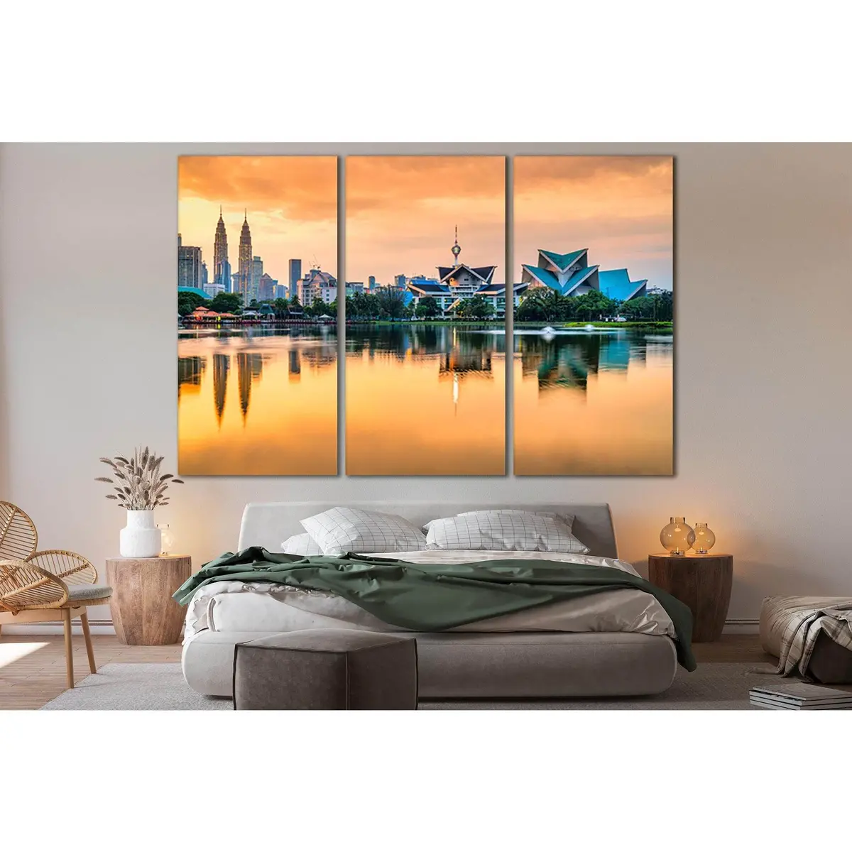 Lake Taman Tasik Titiwangsa Kuala Lumpur №Sl317 Ready To Hang Canvas Print 5