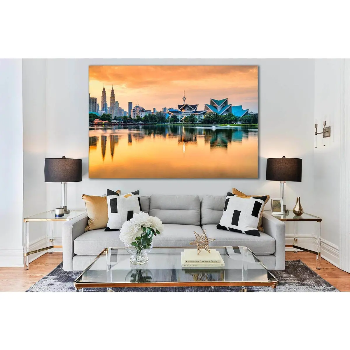 Lake Taman Tasik Titiwangsa Kuala Lumpur №Sl317 Ready To Hang Canvas Print 2
