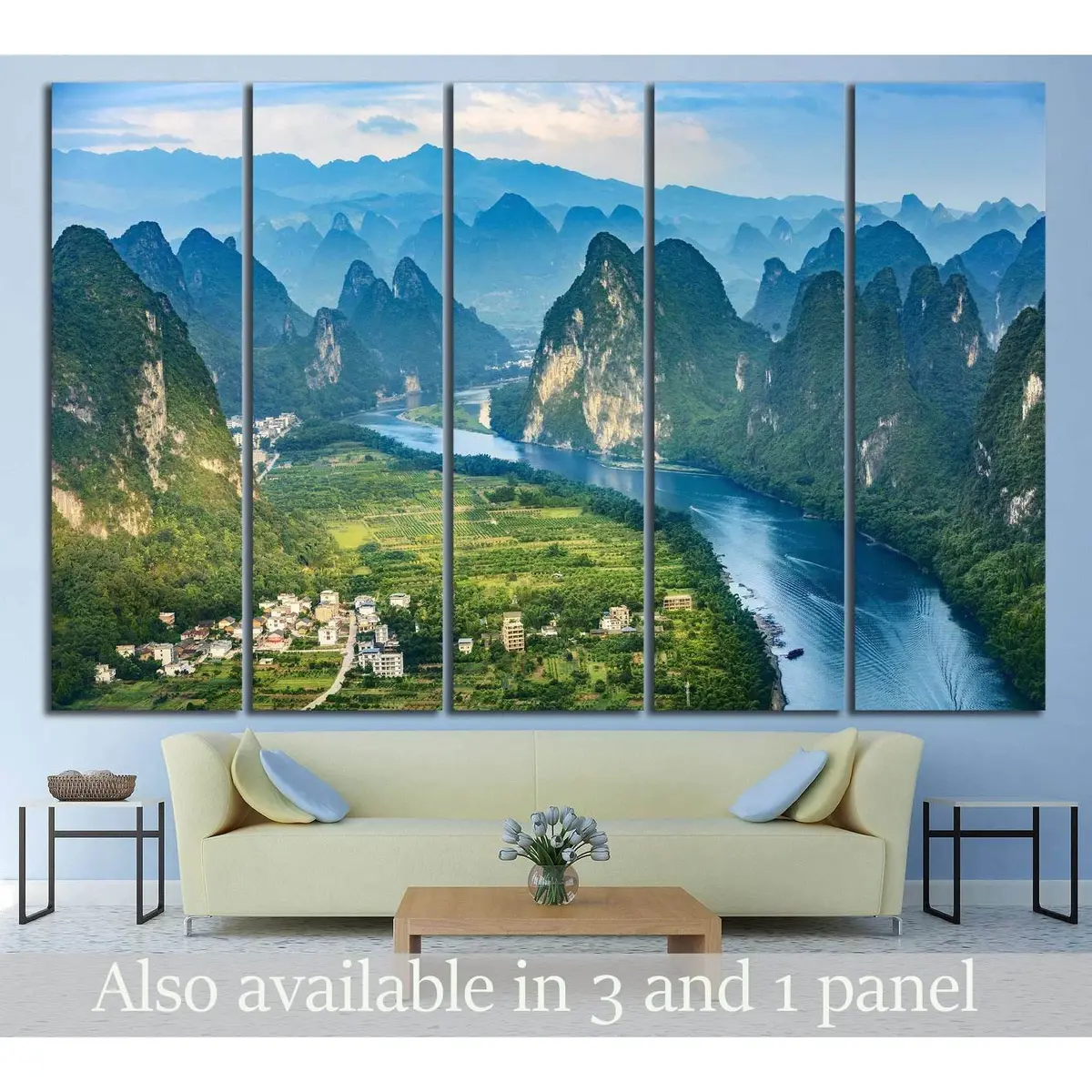 Guilin China Scenic Canvas Art Print №624 – Premium Ready-to-Hang Wall Decor