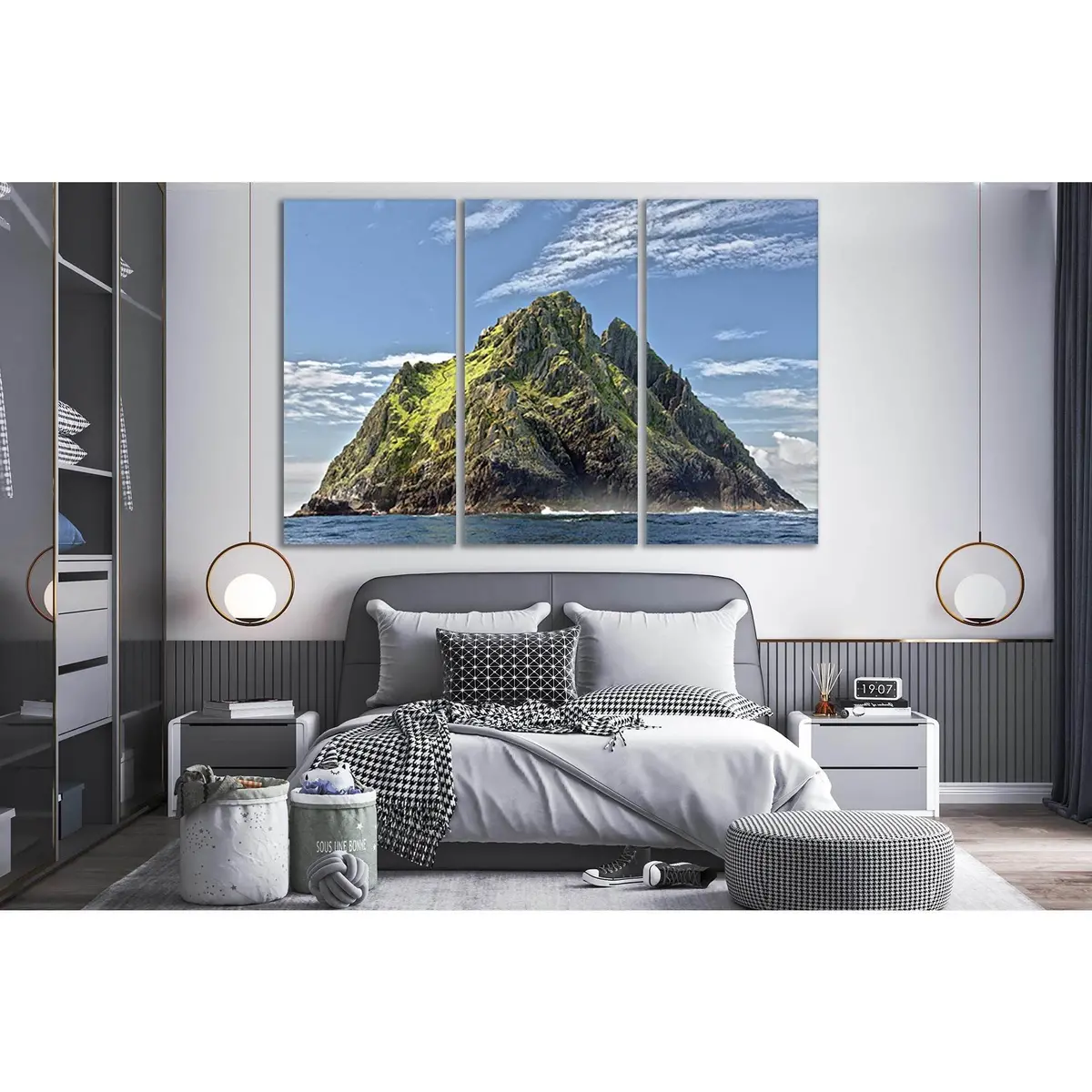 Landscape Of Mountain Island №Sl165 Ready To Hang Canvas Print 5
