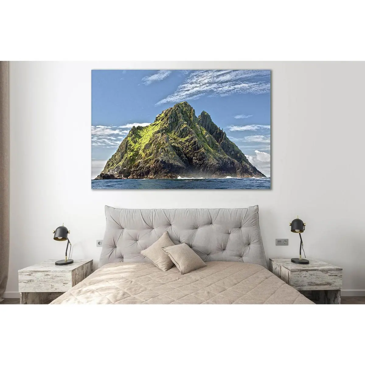 Landscape Of Mountain Island №Sl165 Ready To Hang Canvas Print 2