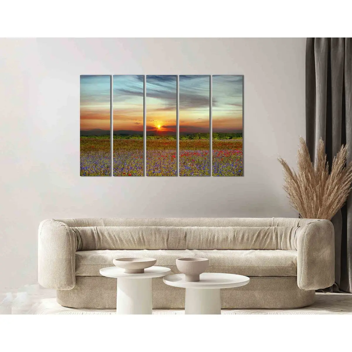 Sunset Landscape Canvas Art №D1241 – Premium Ready-to-Hang Wall Decor - Image 3