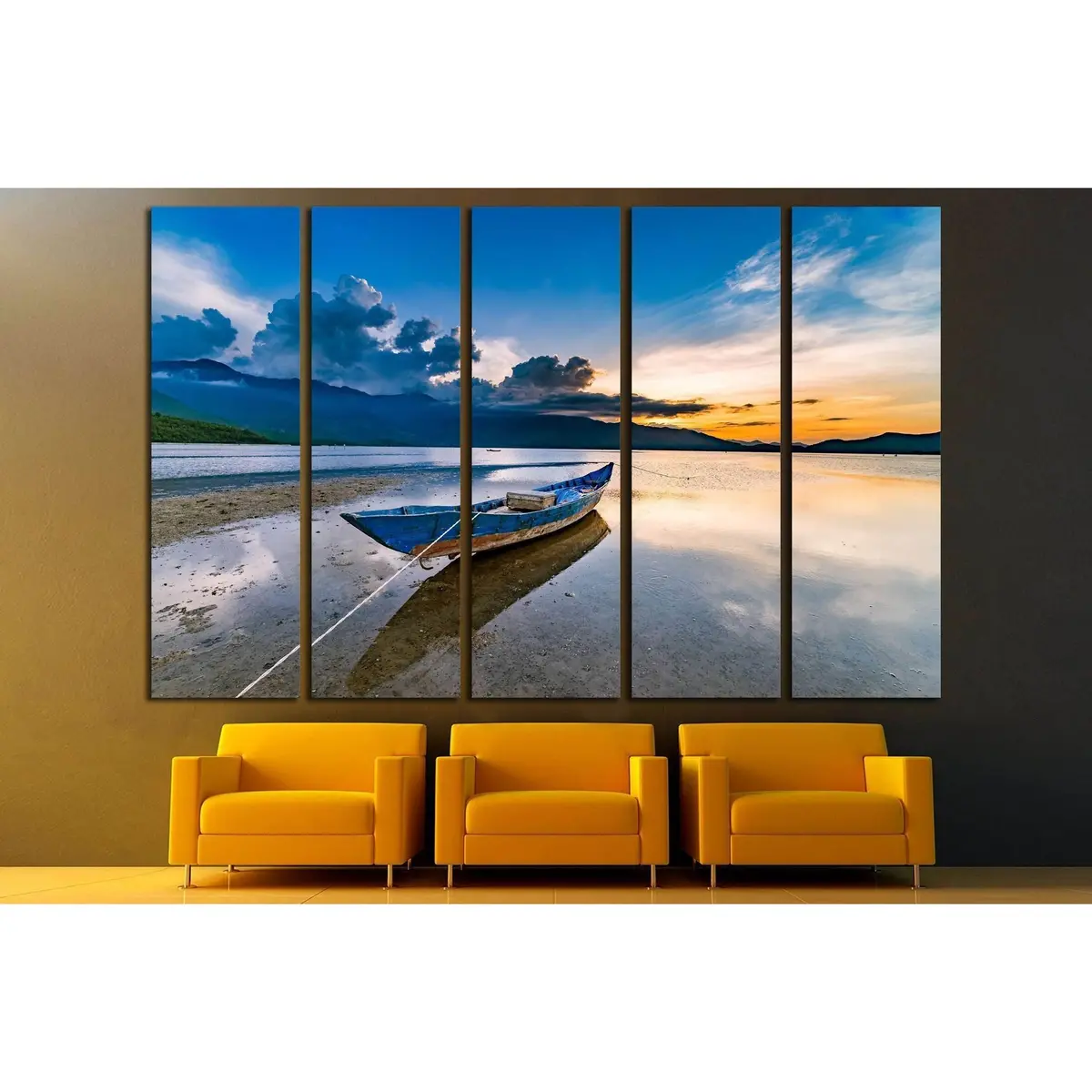 Lap An Lagoon Canvas Art Print – Scenic Vietnamese Landscape Wall Decor from Lang Co, Hue - Image 3