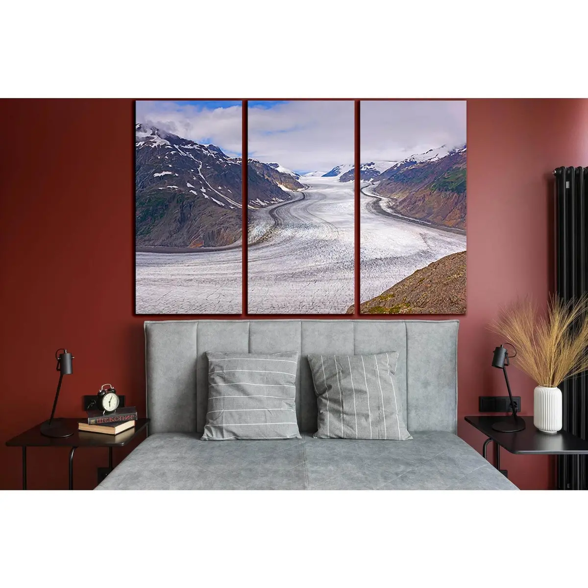 Large Alpine Salmon Glacier №Sl1316 Ready To Hang Canvas Print 5