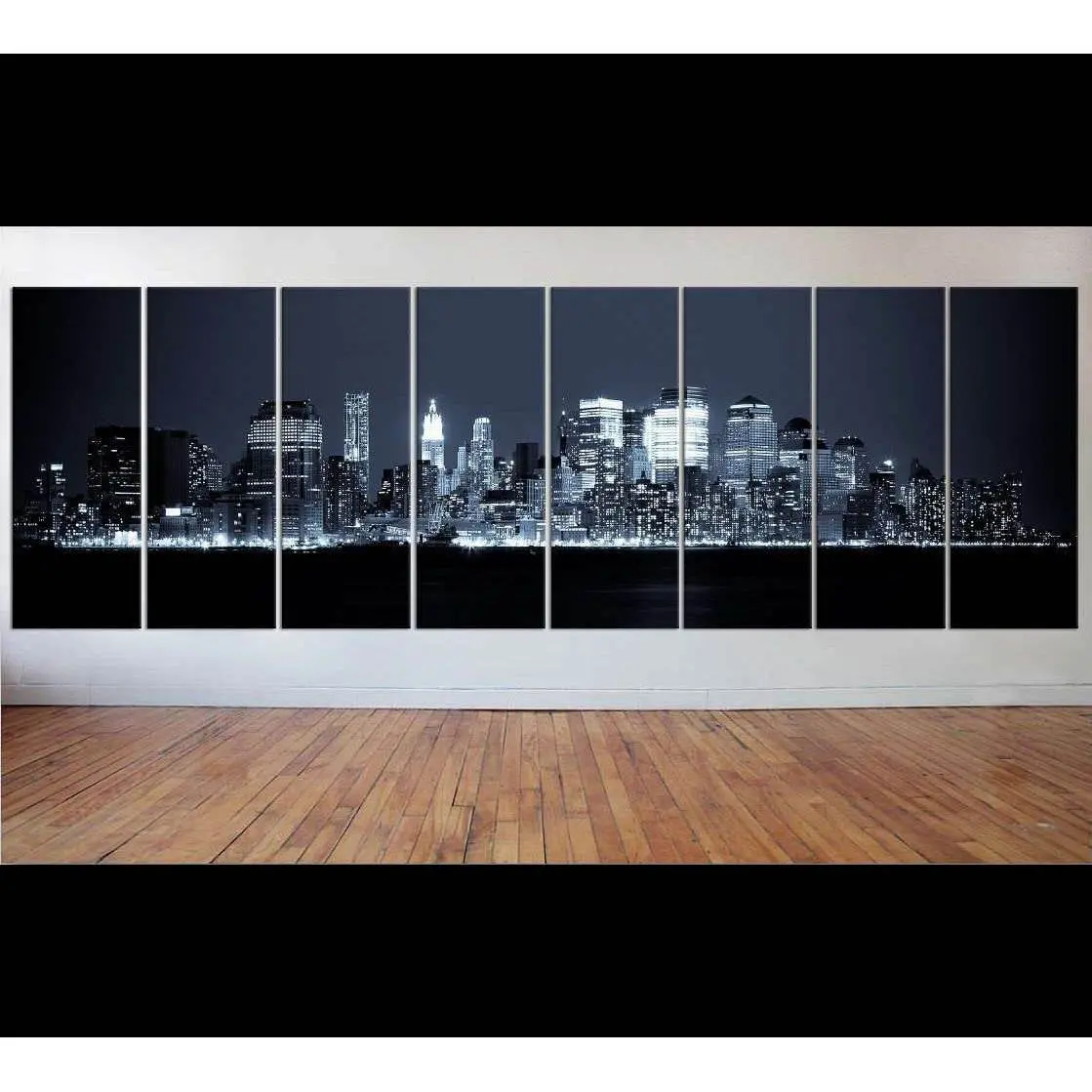 Large Panoramic Of New York №47 Ready To Hang Canvas Print 1