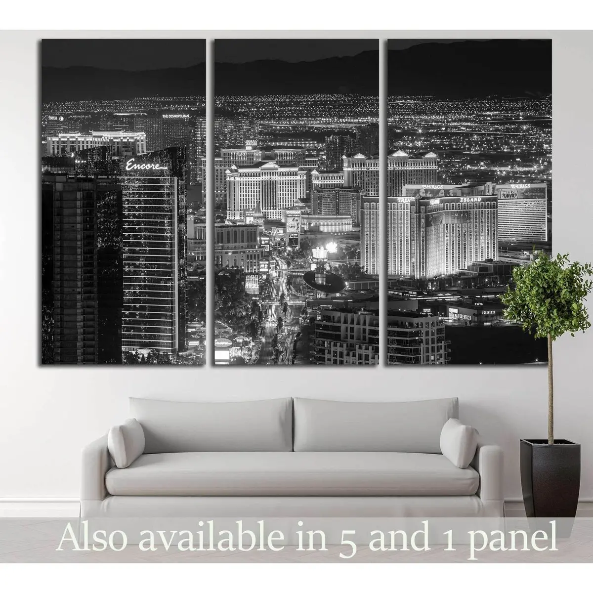 Las Vegas №529 Ready To Hang Canvas Print 5