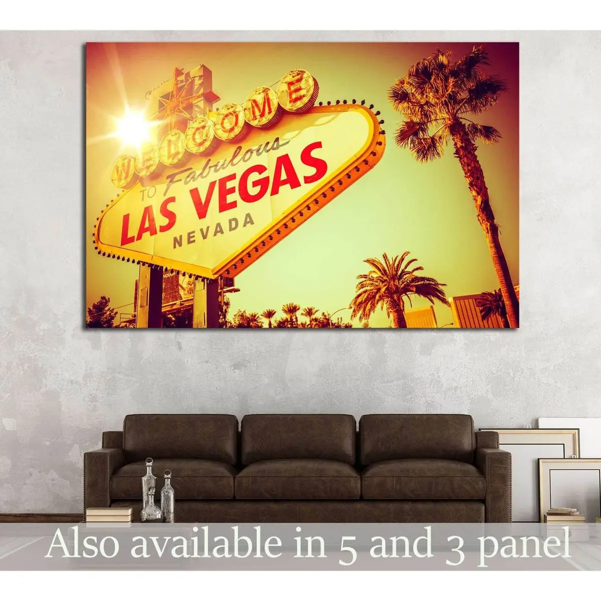 Las Vegas №530 Ready To Hang Canvas Print 1
