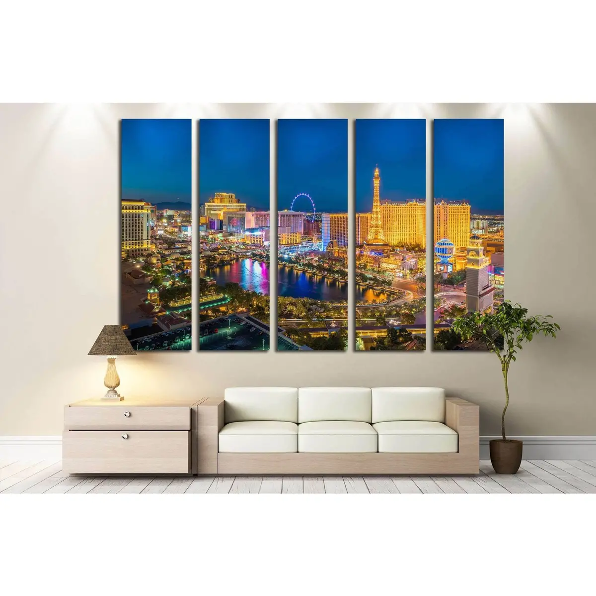 Las Vegas #537 Premium Canvas Wall Art – Ready to Hang - Image 3