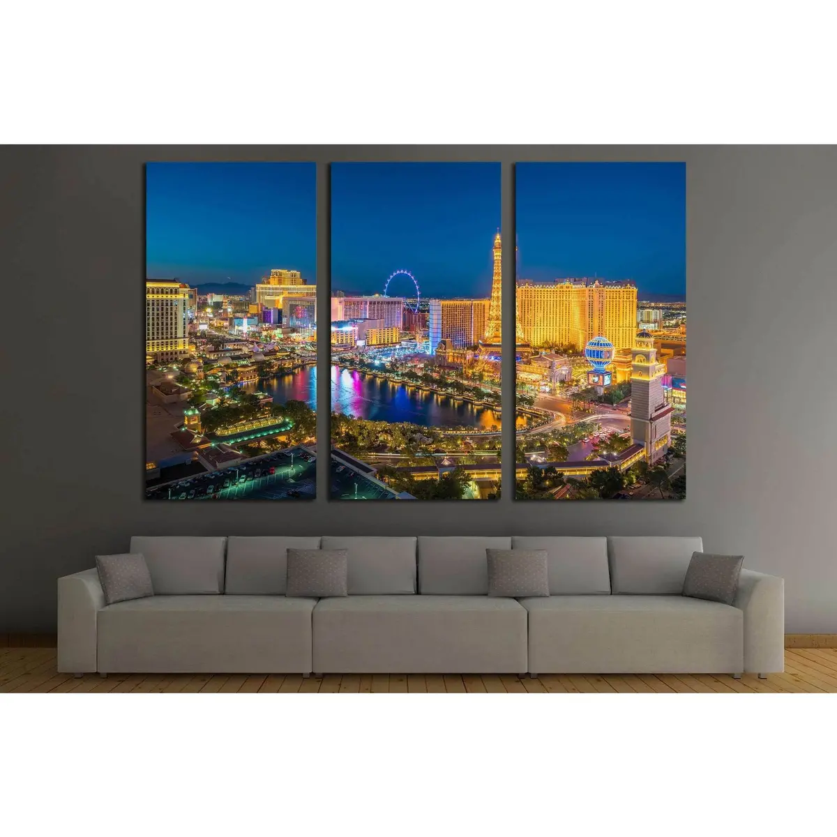 Las Vegas №537 Ready To Hang Canvas Print 5