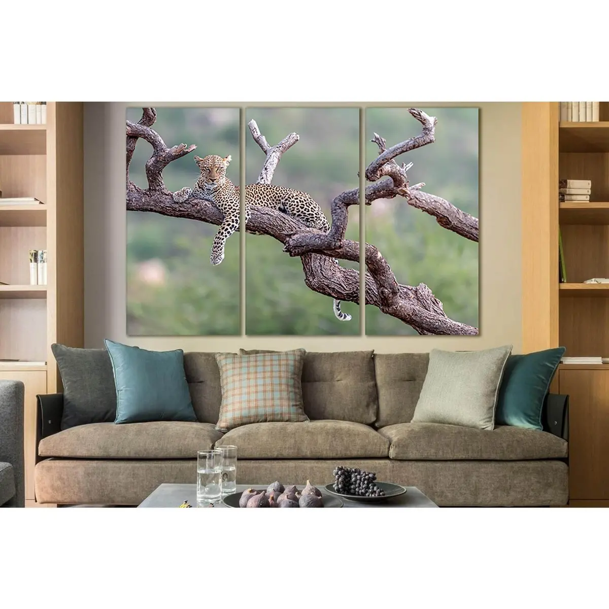 Leopard Resting On Tree №Sl1004 Ready To Hang Canvas Print 5