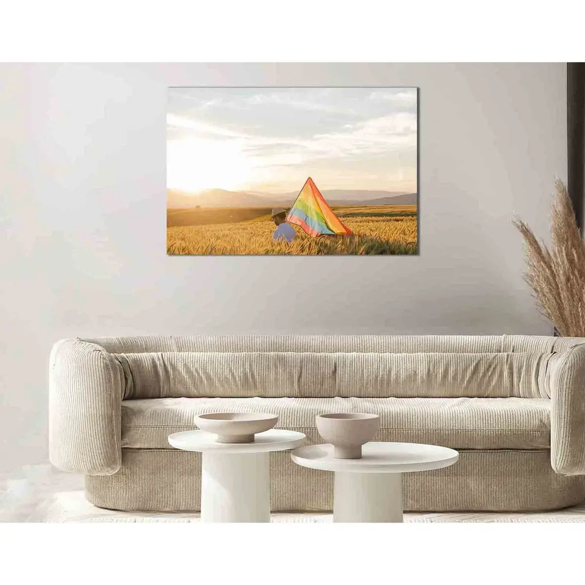 Lgbt Gay Rainbow Flag №2150 Ready To Hang Canvas Print 1