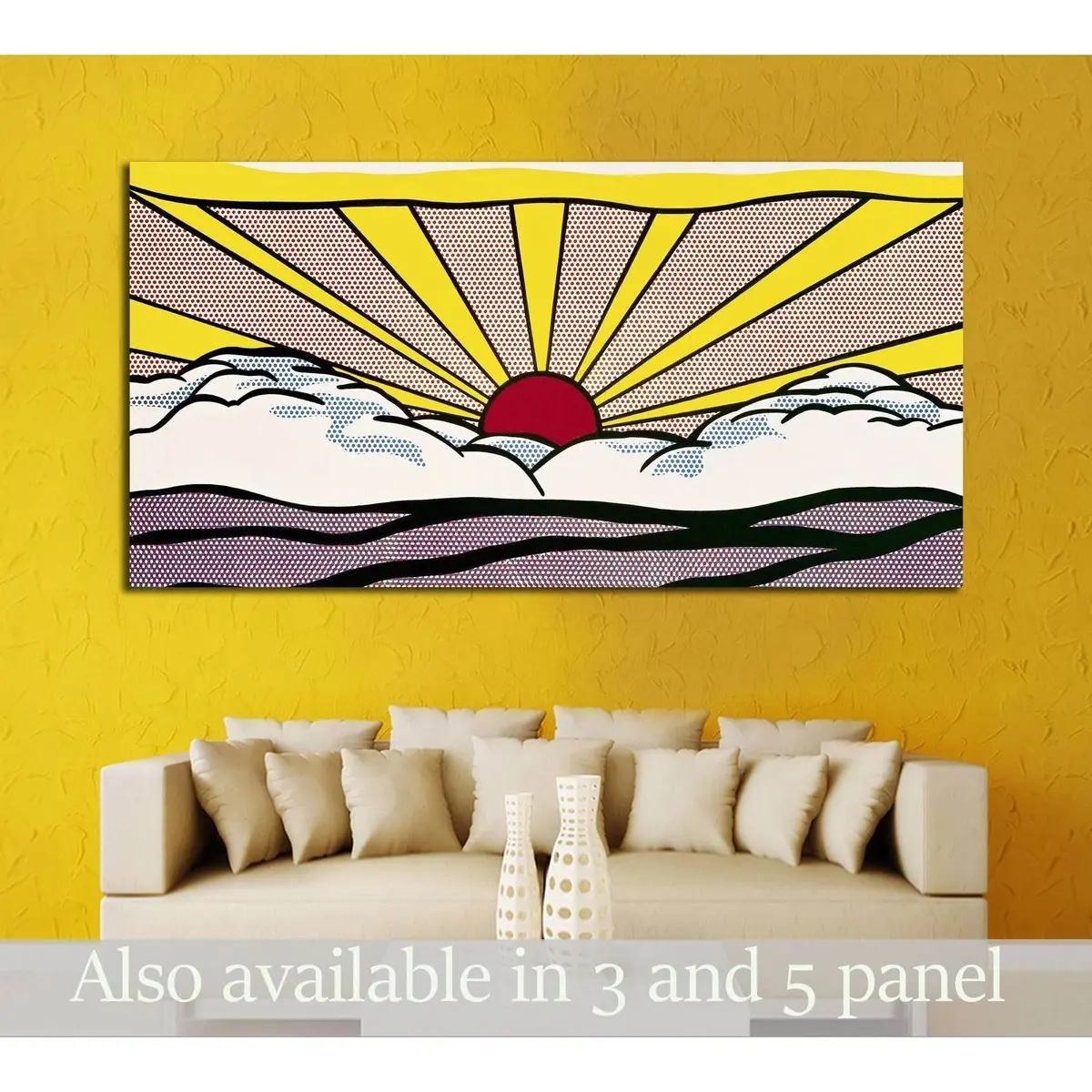Lichtenstein, Roy №3287 Ready To Hang Canvas Print 1