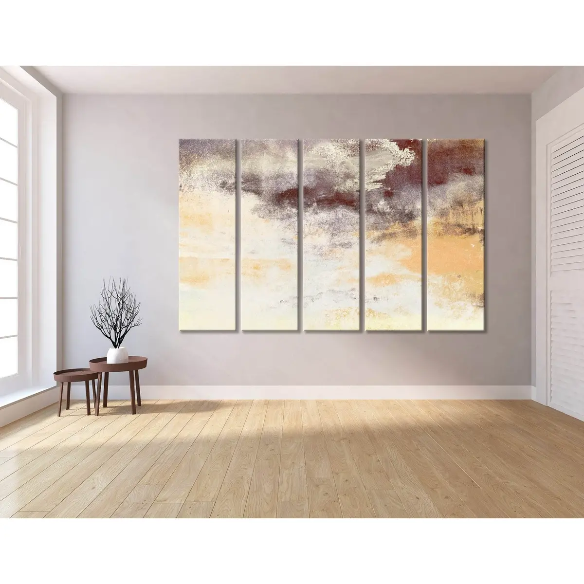 Light Colorful Abstract Canvas Wall Art №04373 - Image 3