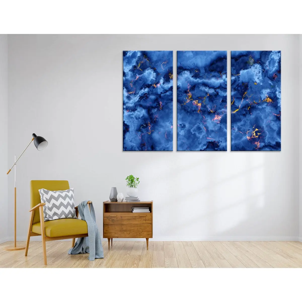 Lightning In The Sky Abstract №041333 Ready To Hang Canvas Print 5