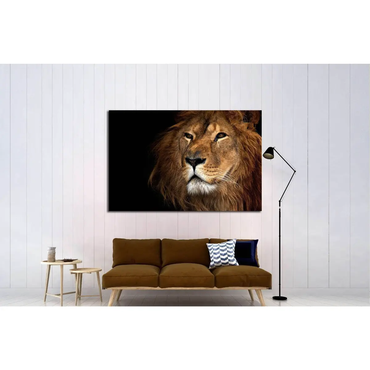 Lion №1837 Ready To Hang Canvas Print 2