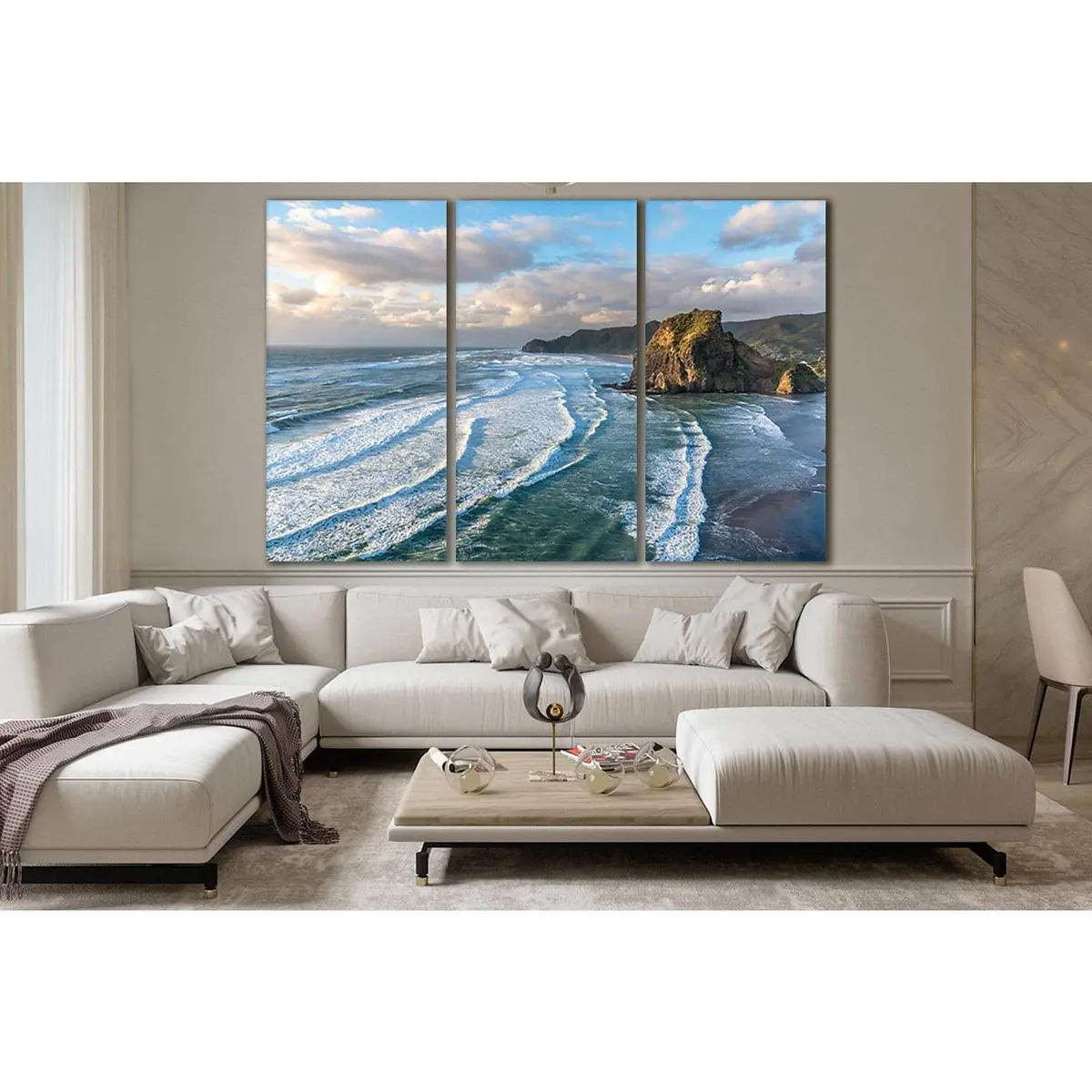 Lion Rock And Piha Beach №Sl154 Ready To Hang Canvas Print 5