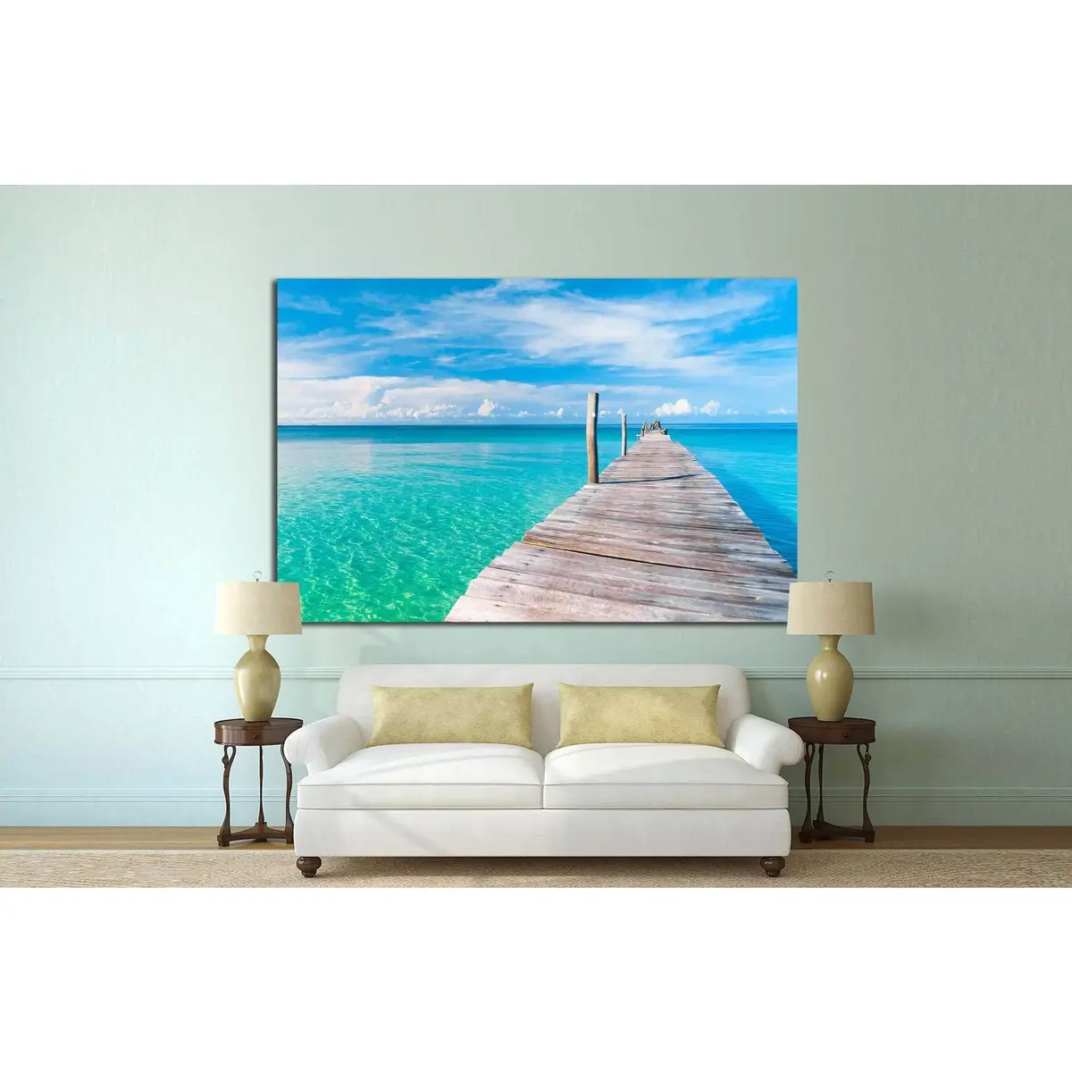Living Is Easy Calm Meditation №1308 Ready To Hang Canvas Print 3