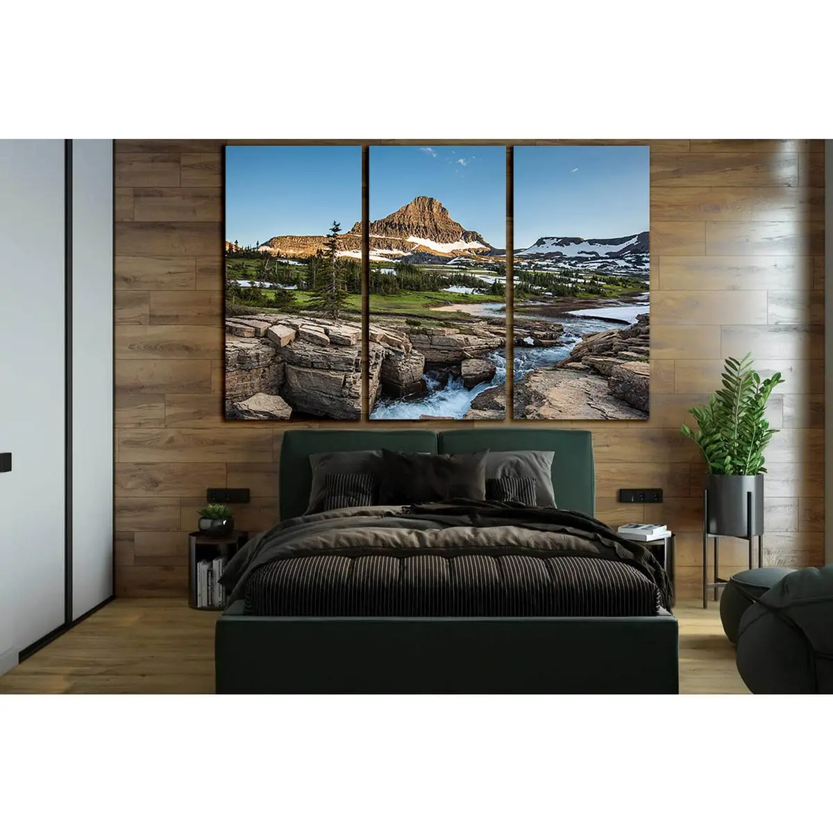 Logan Pass Glacier №Sl1343 Ready To Hang Canvas Print 5