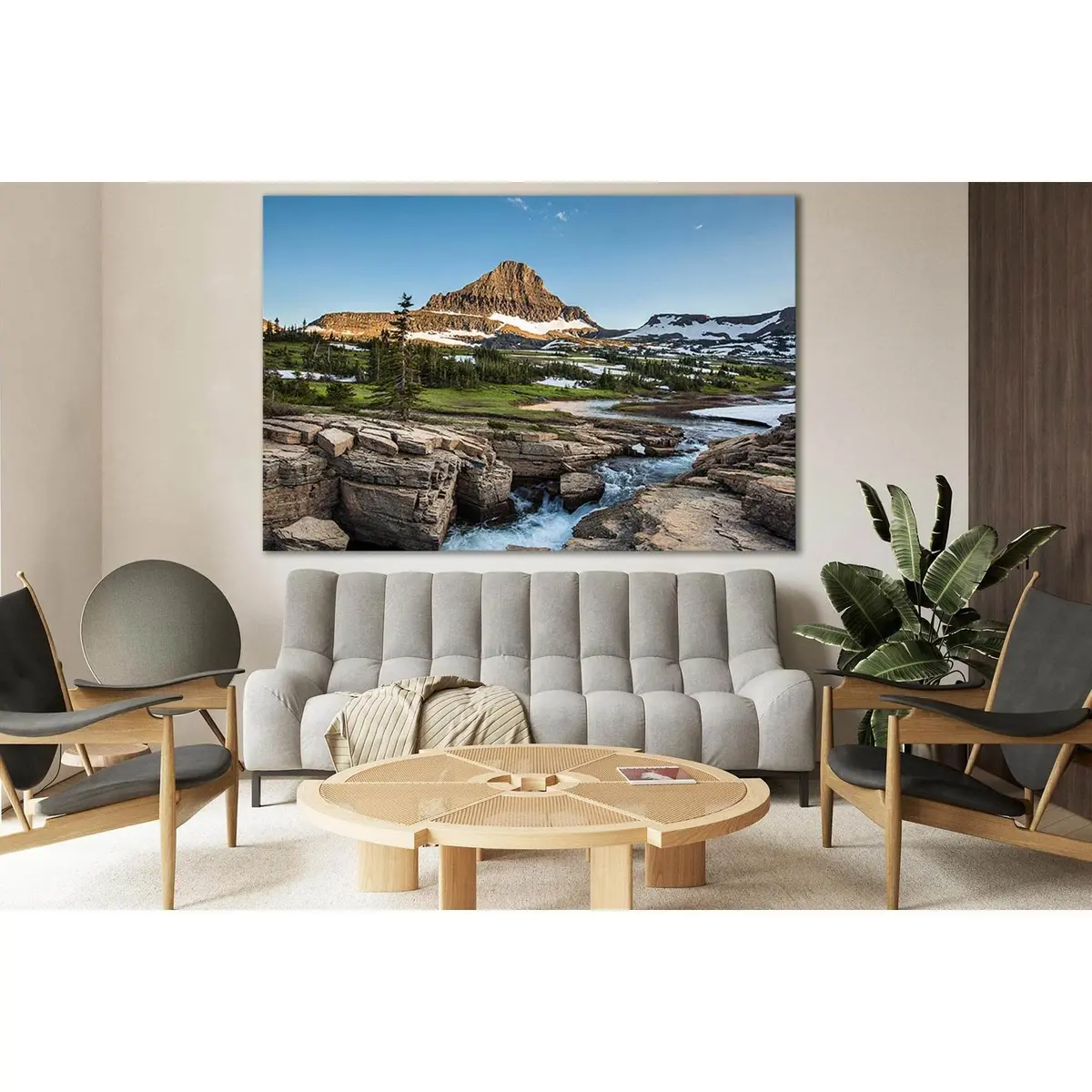 Logan Pass Glacier №Sl1343 Ready To Hang Canvas Print 2