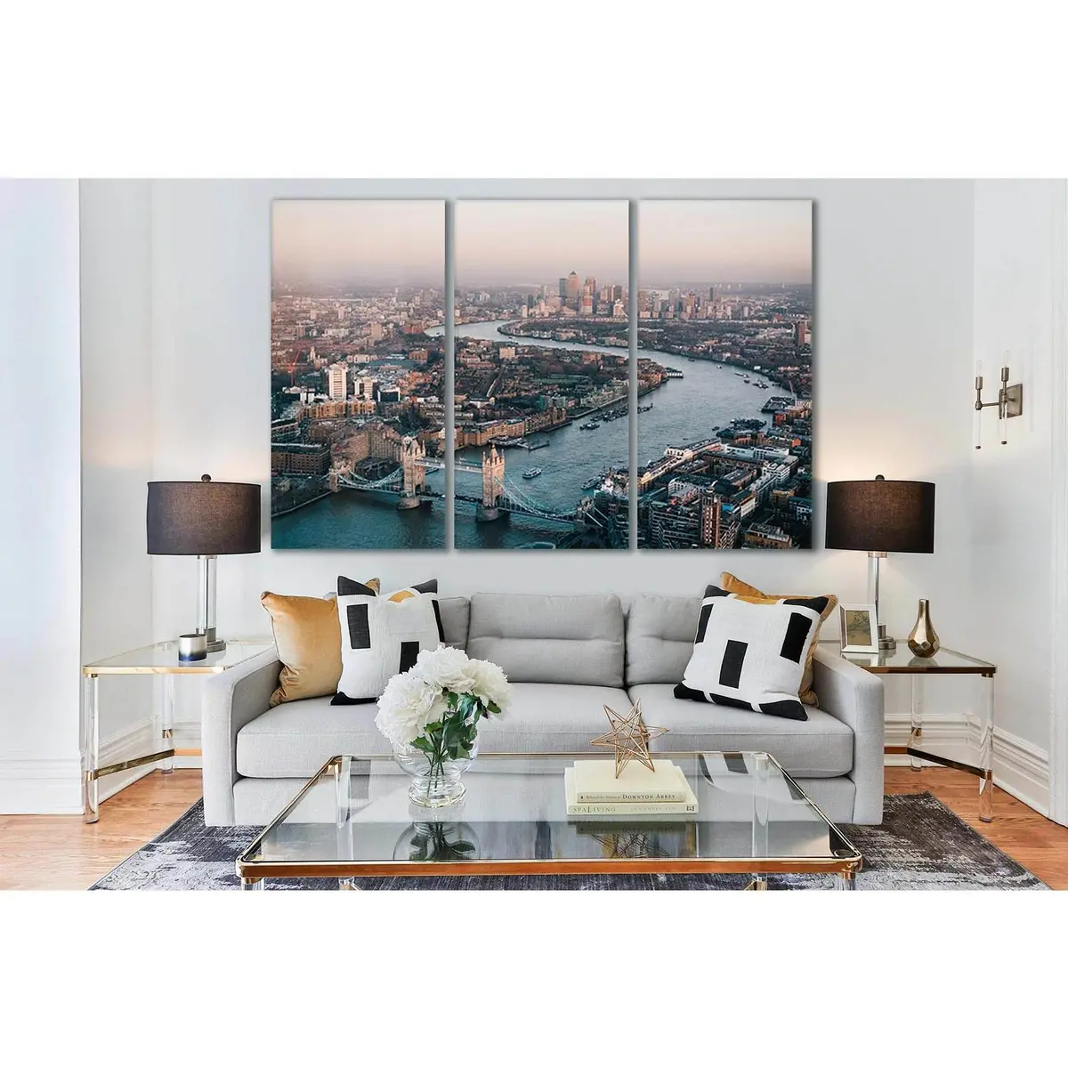 London Beautiful Skyline №Sl341 Ready To Hang Canvas Print 5