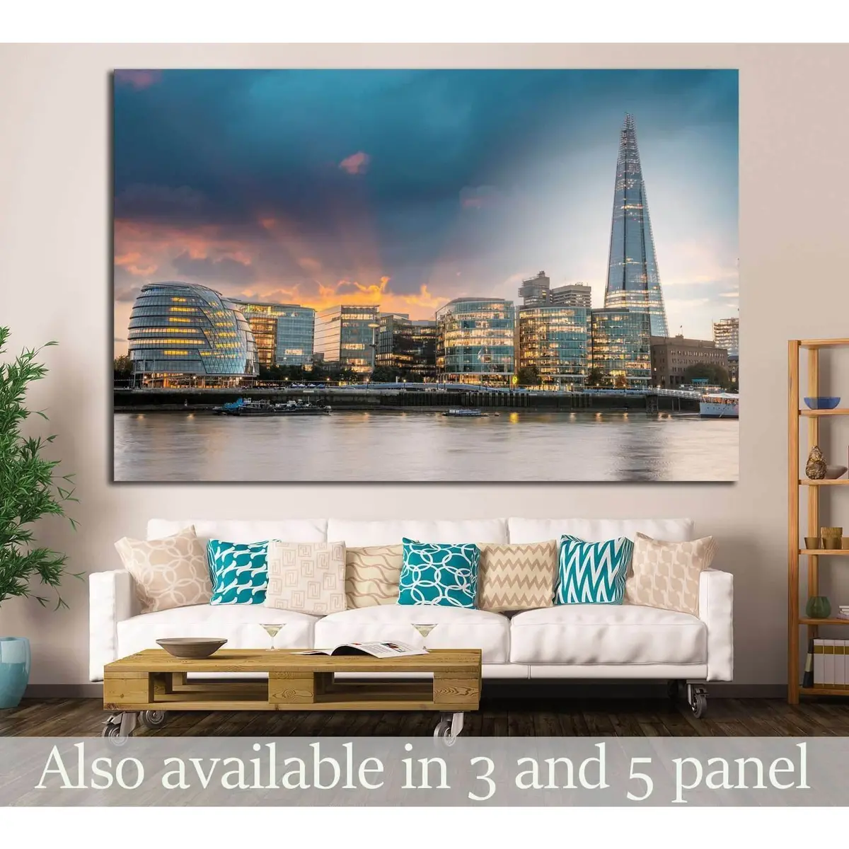 London City Hall №785 Ready To Hang Canvas Print 1