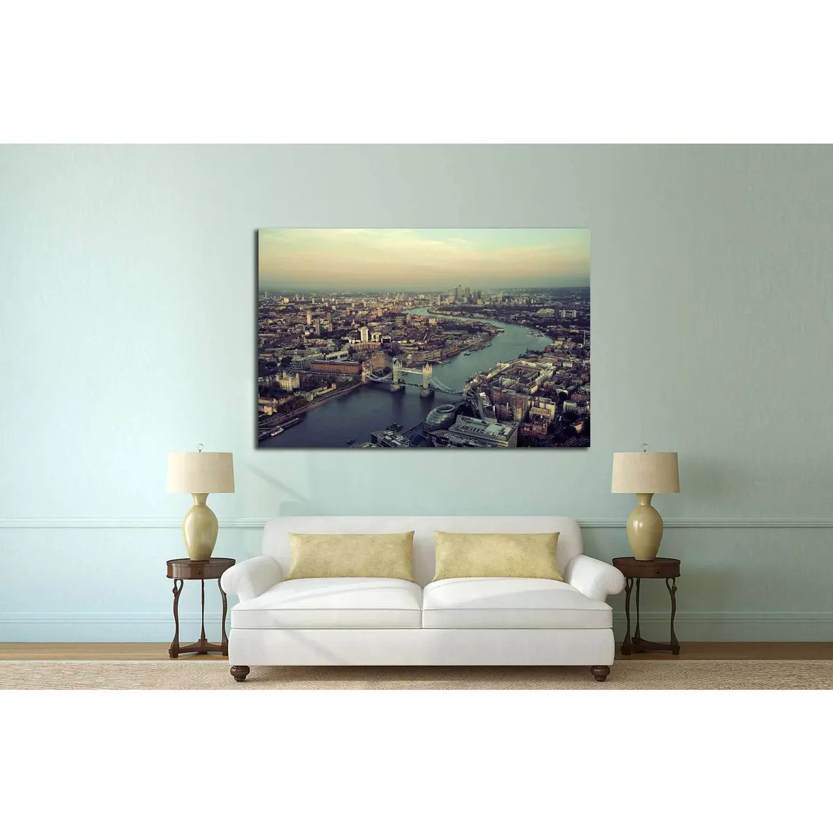 London Rooftop Skyline Canvas Art Print №570 - Image 3