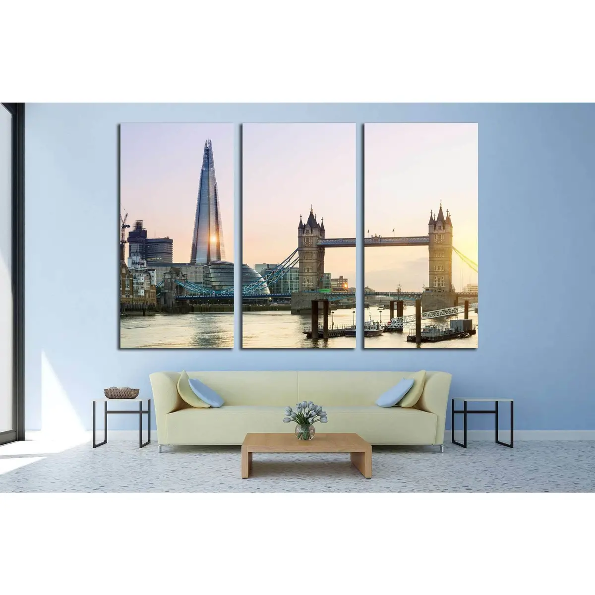 London, Tower Bridge №572 Ready To Hang Canvas Print 5
