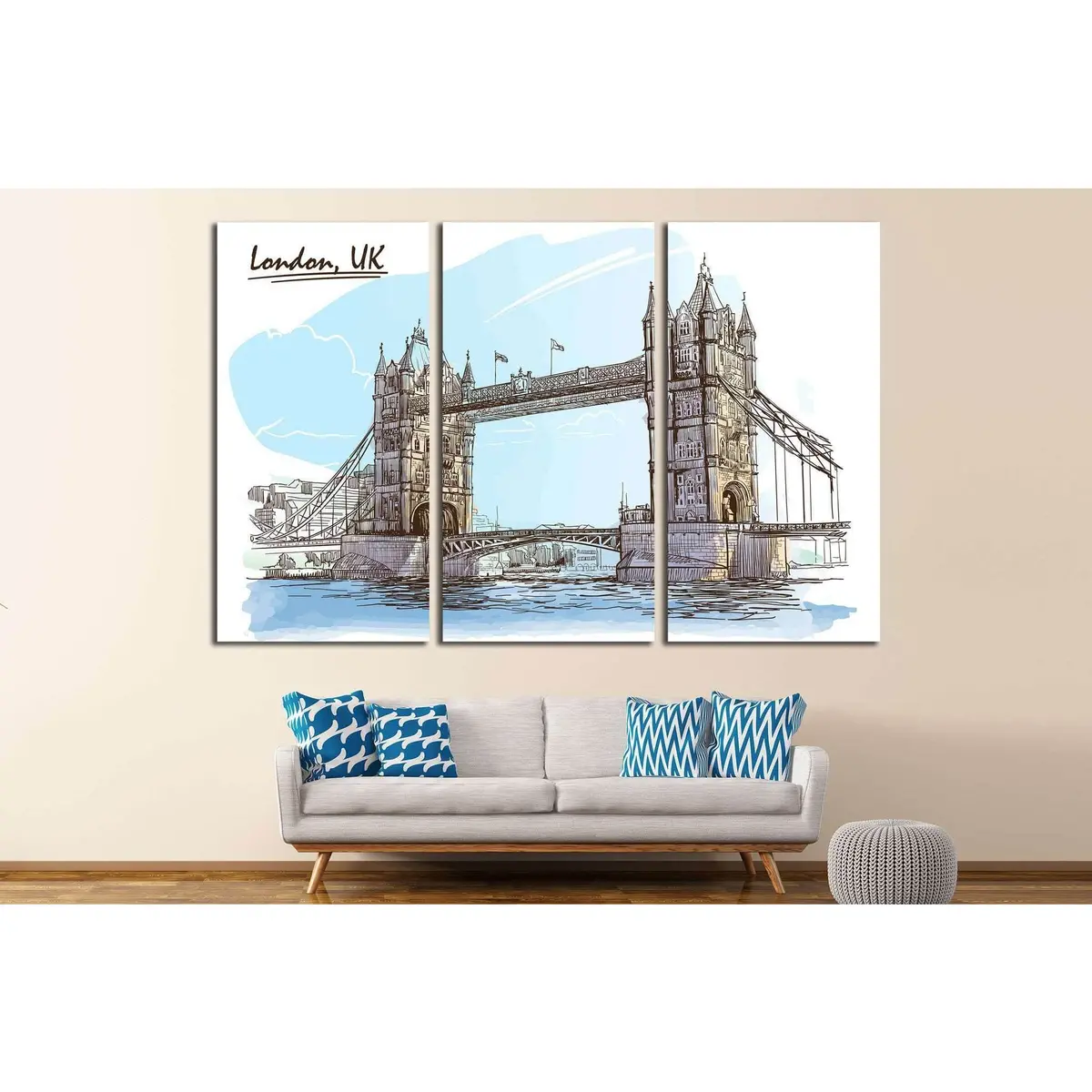 London, Uk №577 Ready To Hang Canvas Print 5