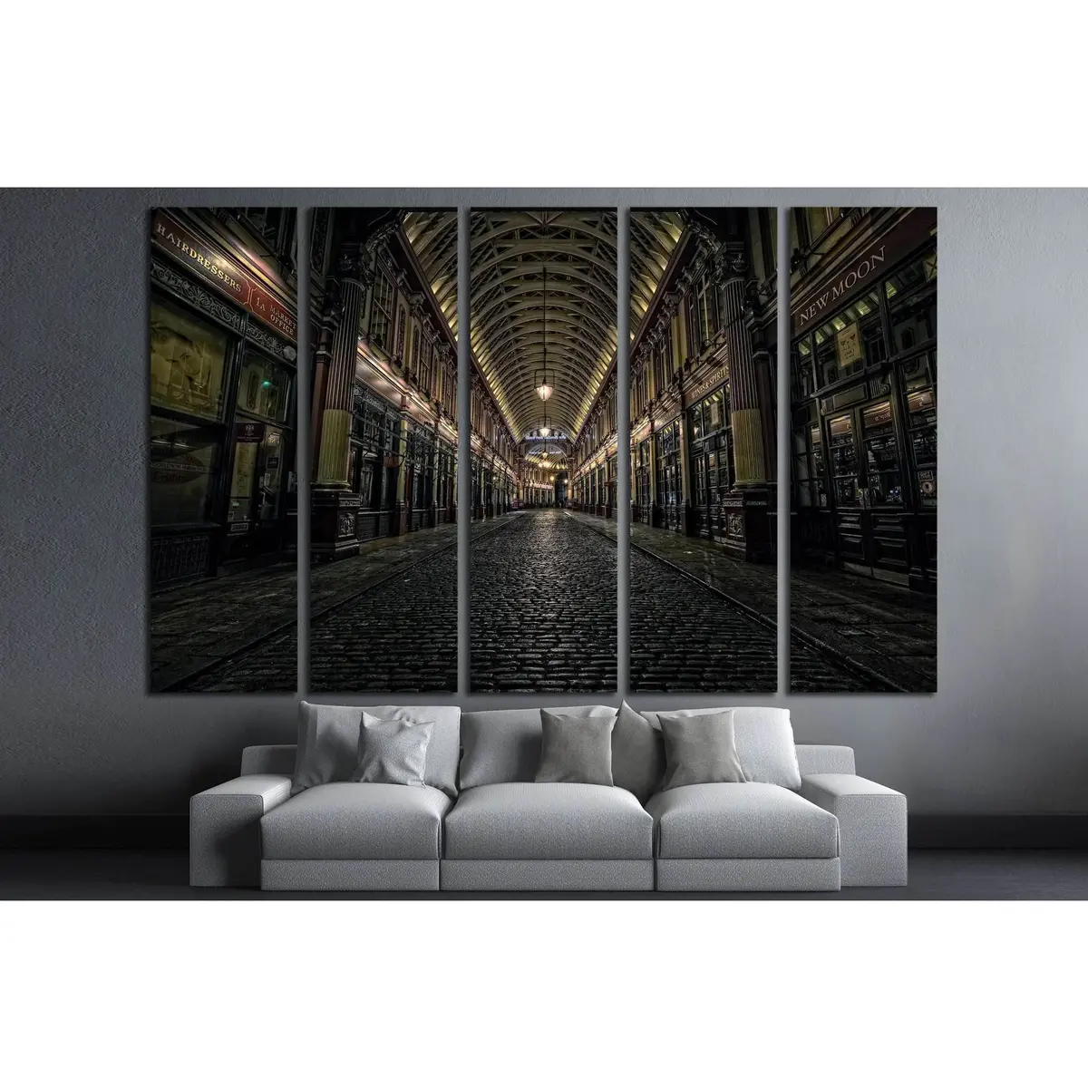 Stunning Leadenhall Market Canvas Print – Premium Ready-to-Hang Wall Art Featuring Iconic City of London Landmark - Image 3