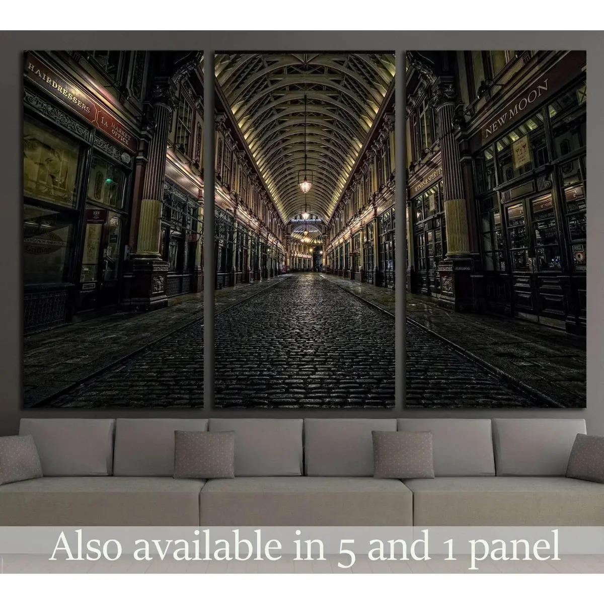 London, Uk, Leadenhall Market In The City Of London №2202 Ready To Hang Canvas Print 5