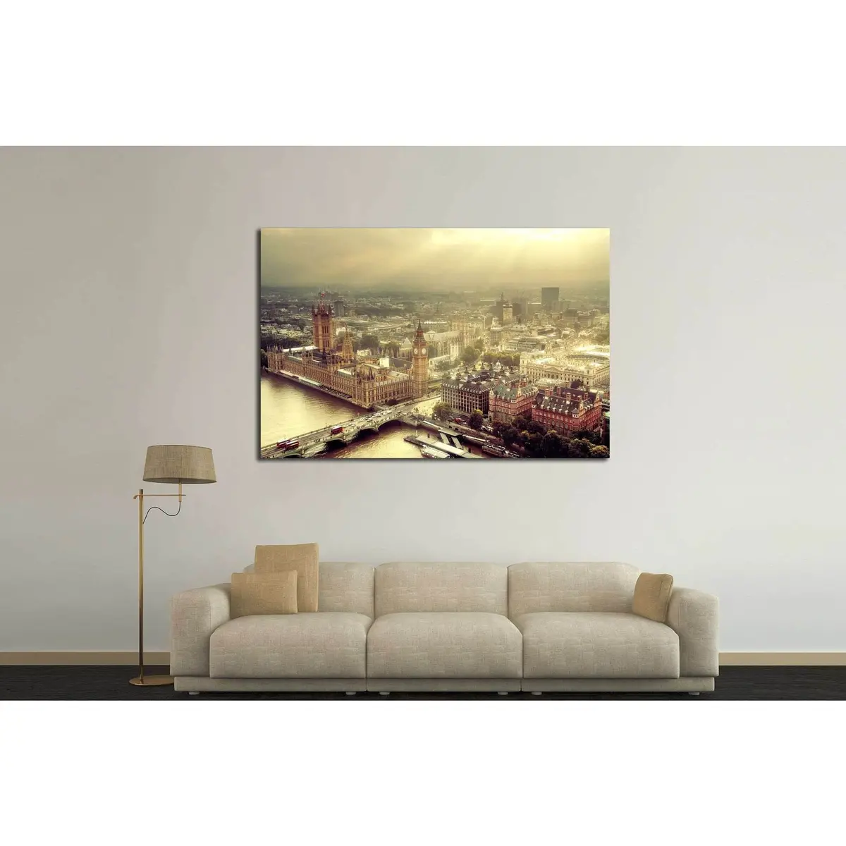 London Urban Cityscape №592 Ready To Hang Canvas Print 3