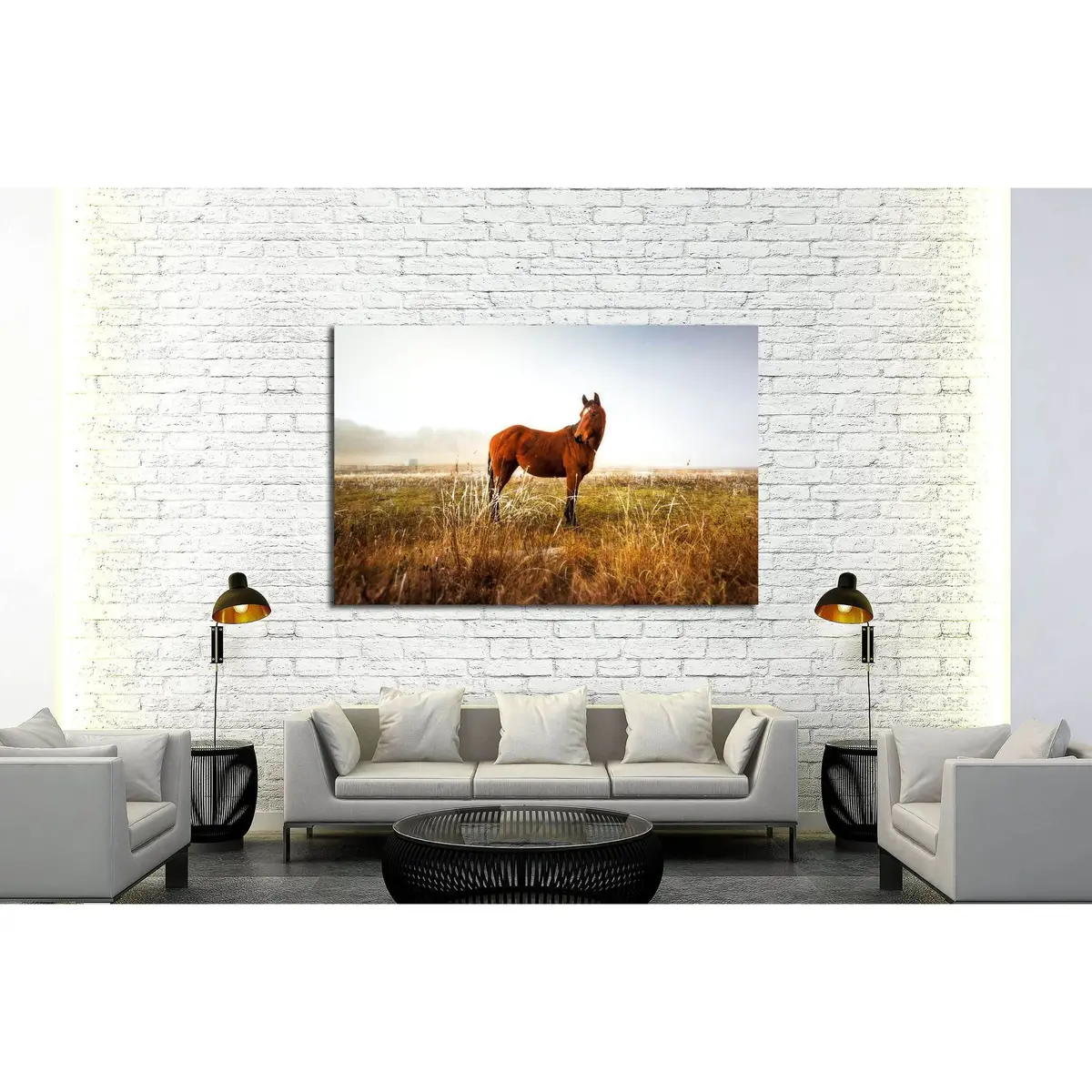 Lonely Horse Wall Art №5003 3