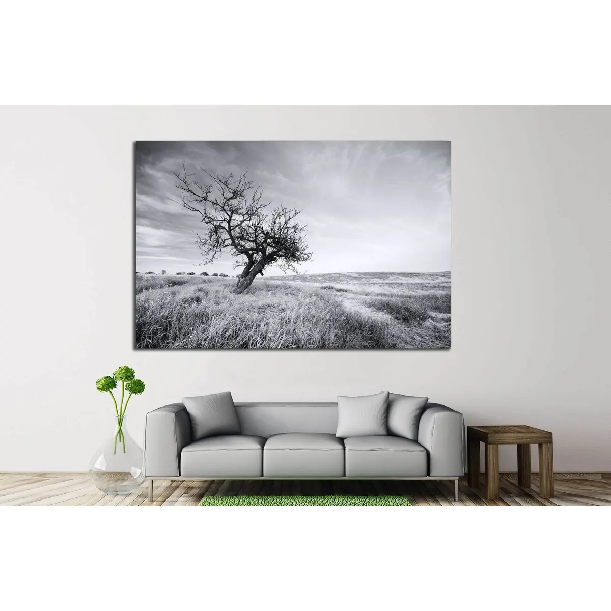 Lonely Tree №628 Ready To Hang Canvas Print 2