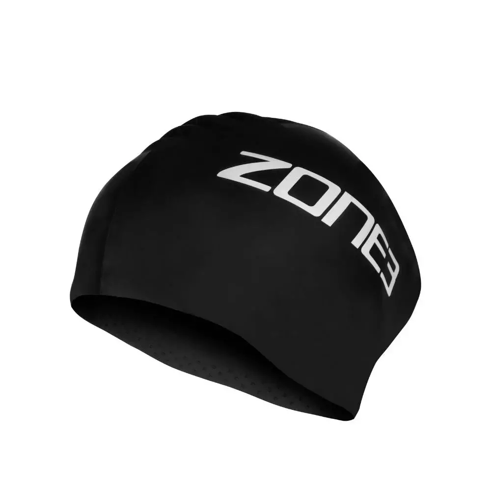 Zone 3 Silicone Long Hair Swim Cap 1