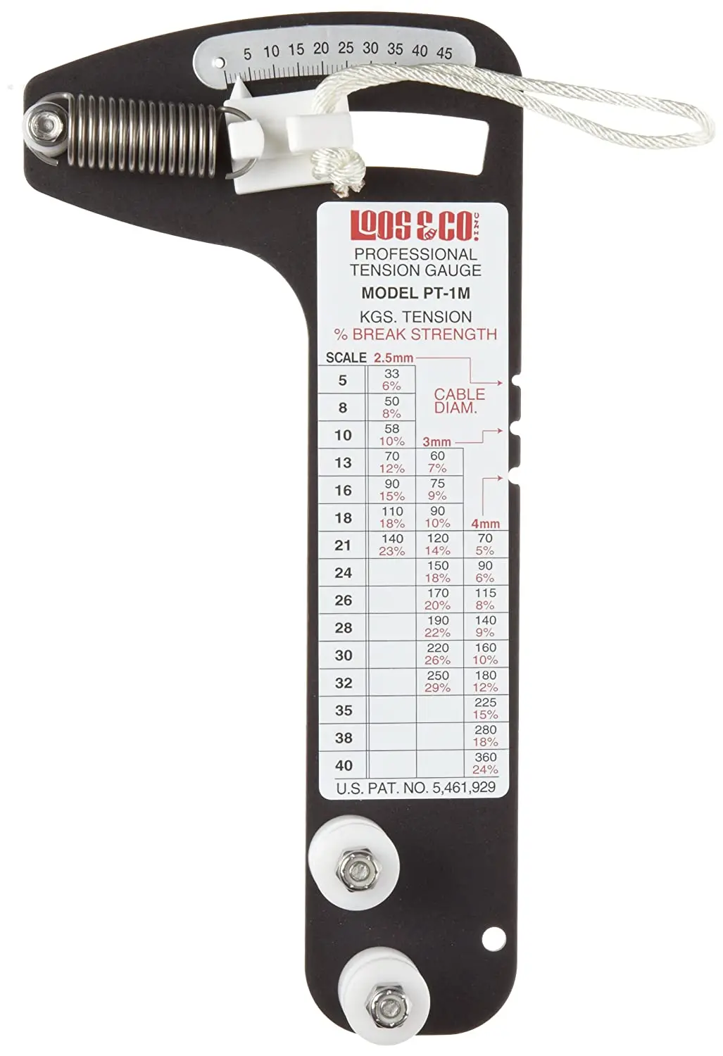 Loos Professional Rig Tension Gauge 1