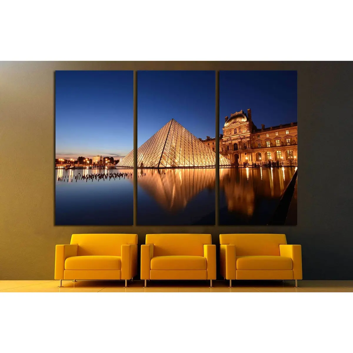 Louvre Museum, Paris №1169 Ready To Hang Canvas Print 5