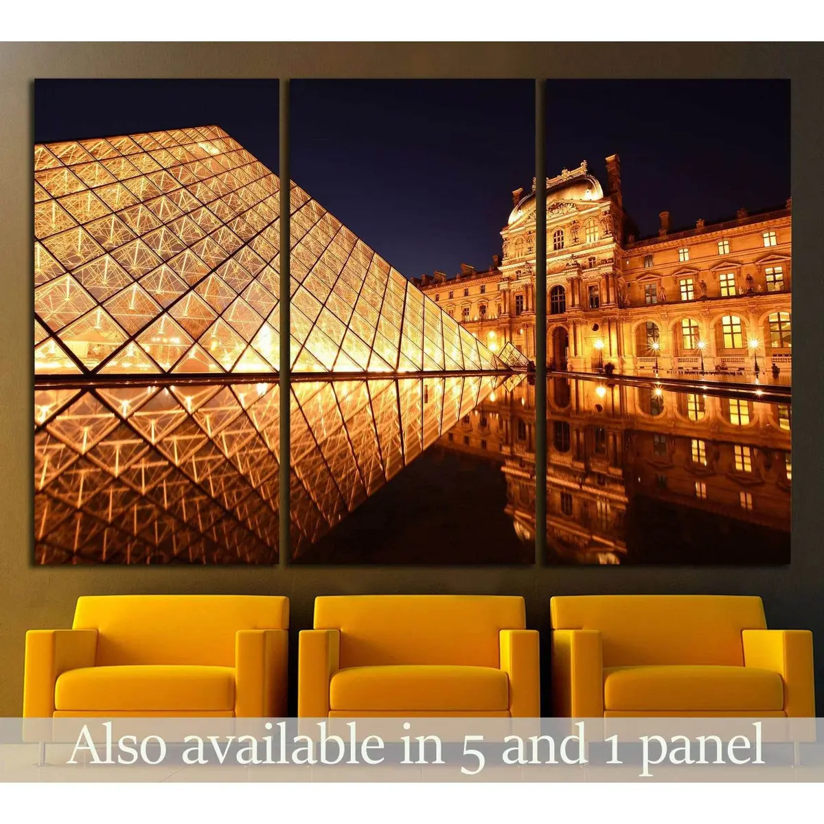Louvre Paris №1168 Ready To Hang Canvas Print 5