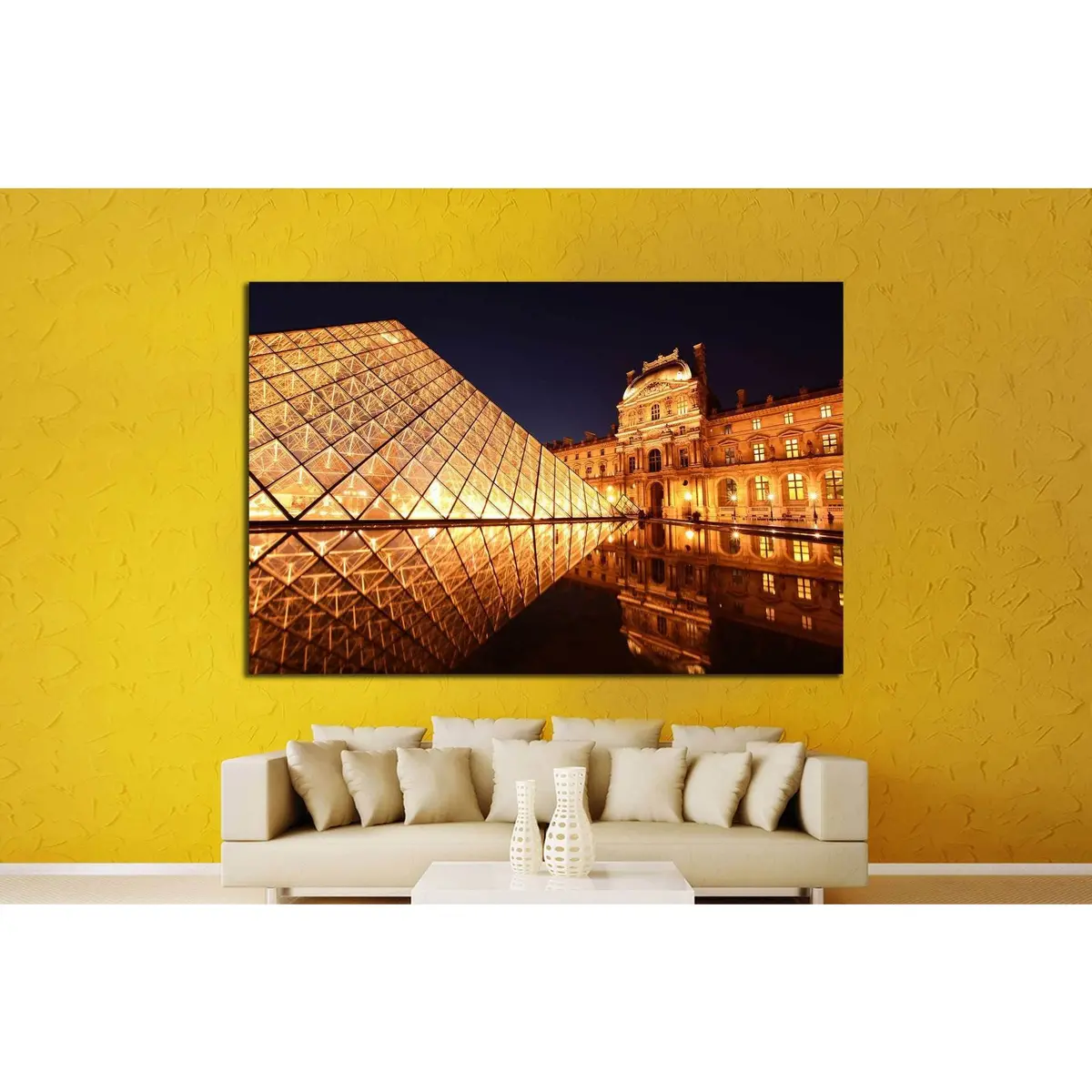 Louvre Paris №1168 Ready To Hang Canvas Print 3