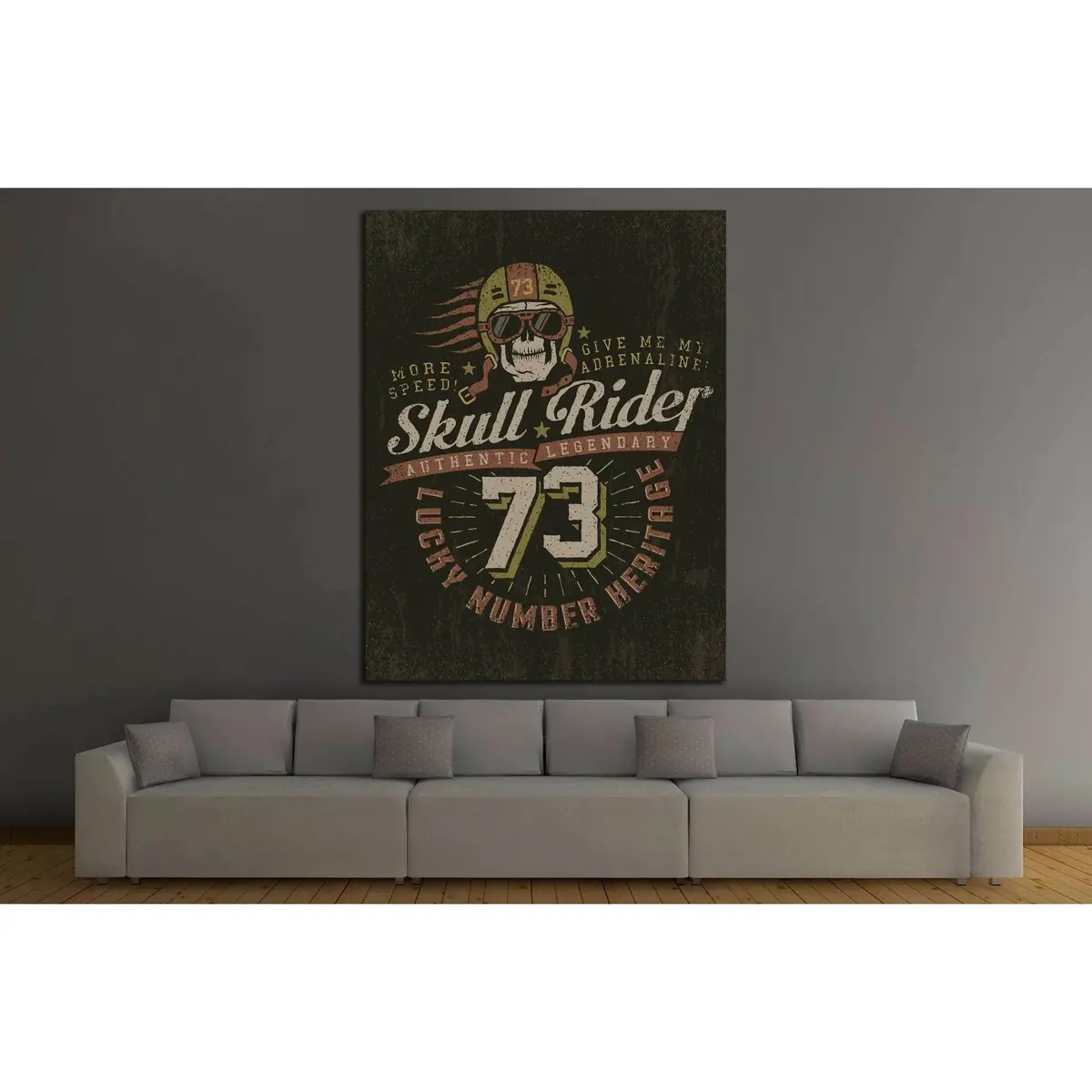 Lucky Numer Heritage №4587 Ready To Hang Canvas Print 2