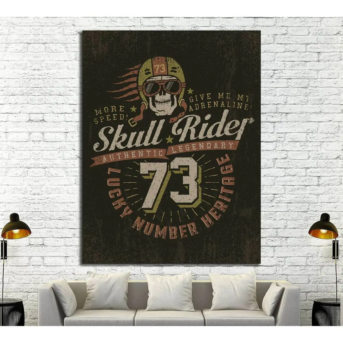 Lucky Numer Heritage №4587 Ready To Hang Canvas Print 1