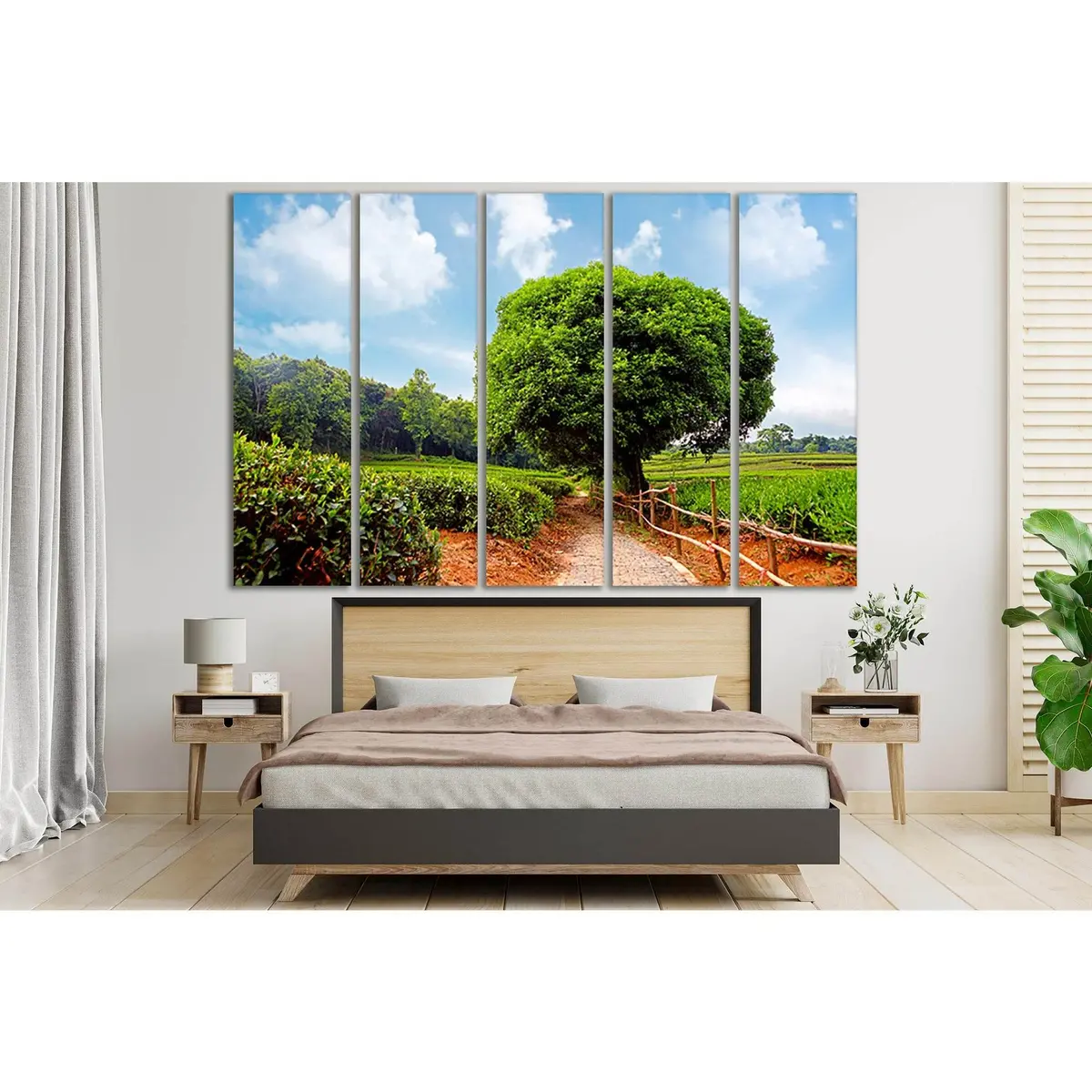 Lush Green Tree SL810 Premium Canvas Wall Art – Ready to Hang - Image 3