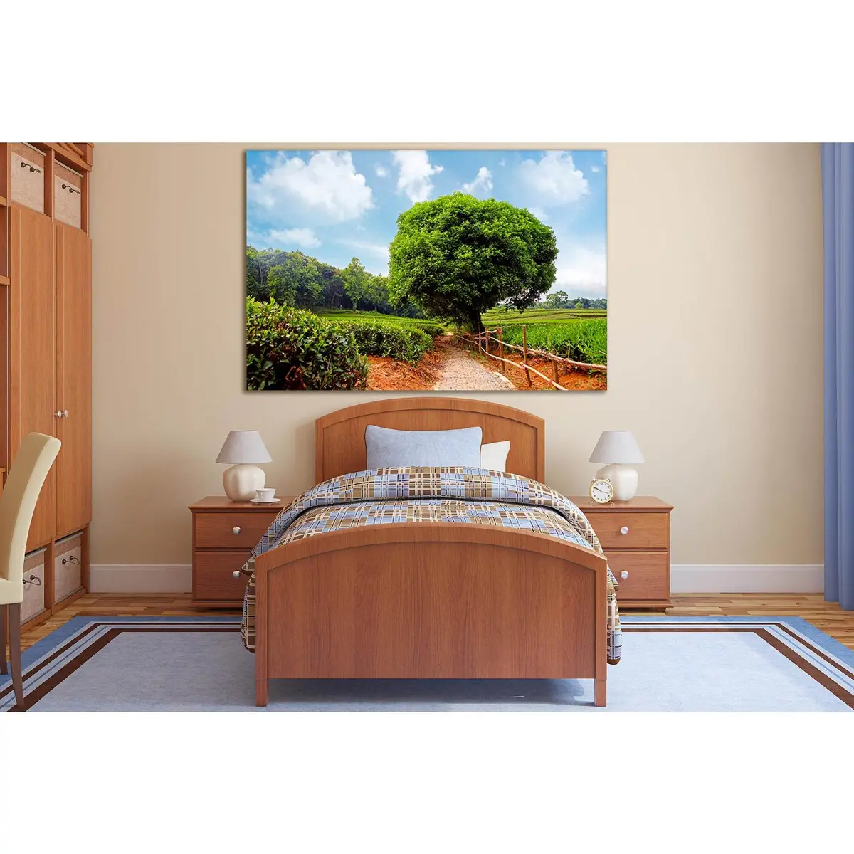 Lush Green Tree №Sl810 Ready To Hang Canvas Print 1