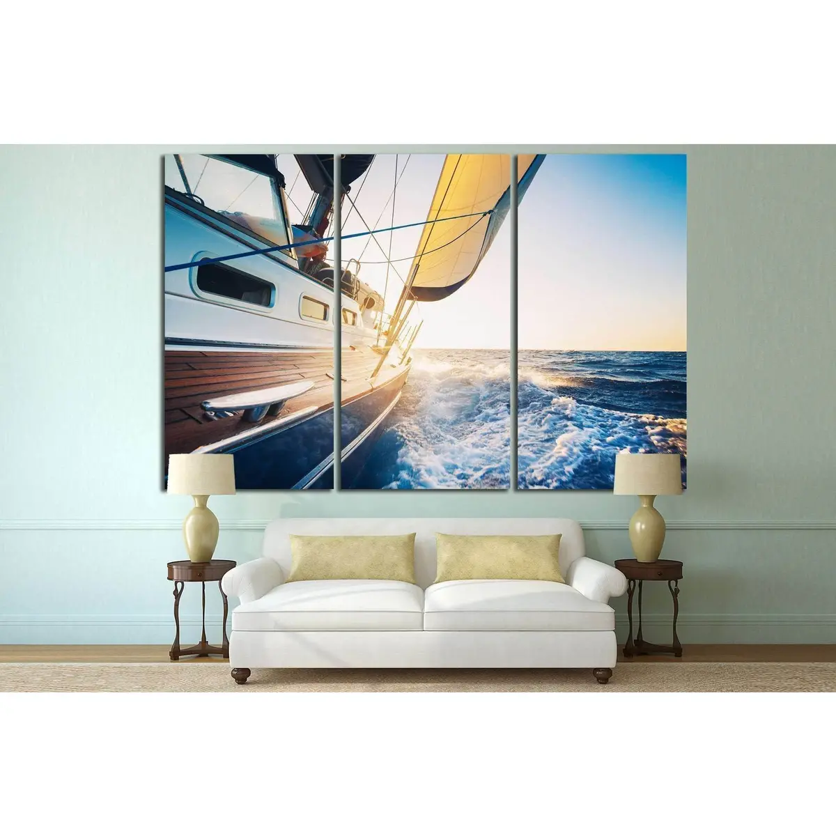 Luxury Yacht №211 Ready To Hang Canvas Print 5